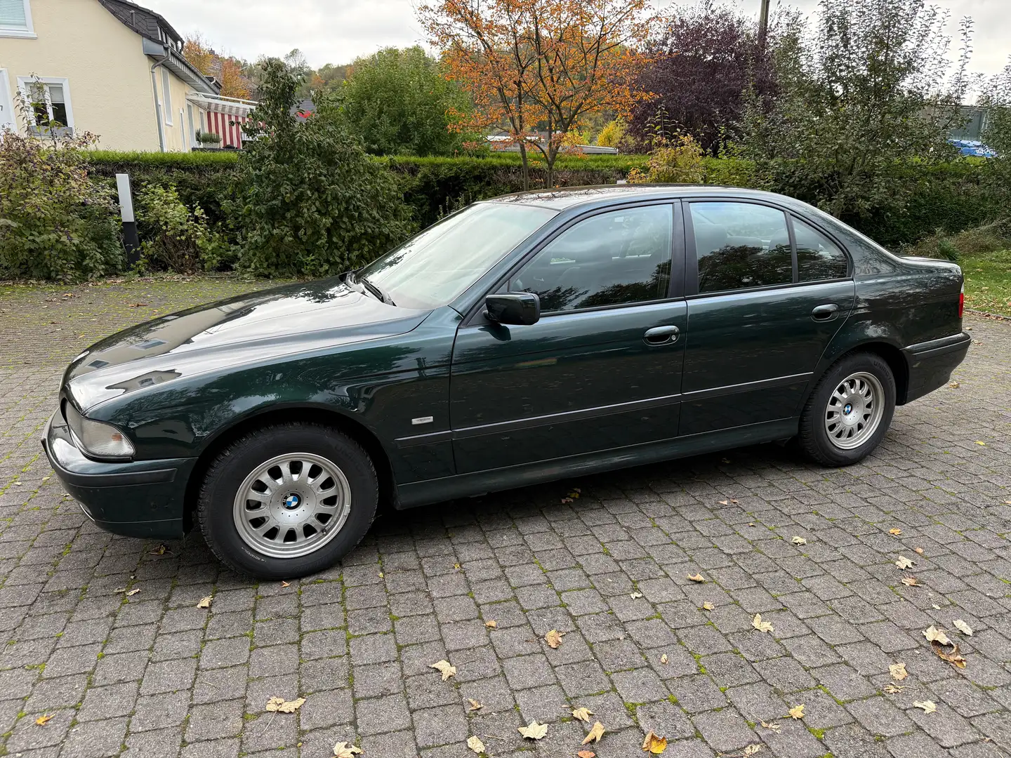 BMW 520 i E39*AUTOMATIK*KLIMATRONIC*PDC*BRC*ALUFELGEN*TOP Grün - 2