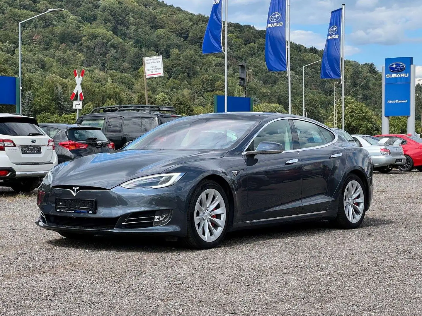 Tesla Model S P100D  Ludicrous  Pano  Garantie Gris - 1