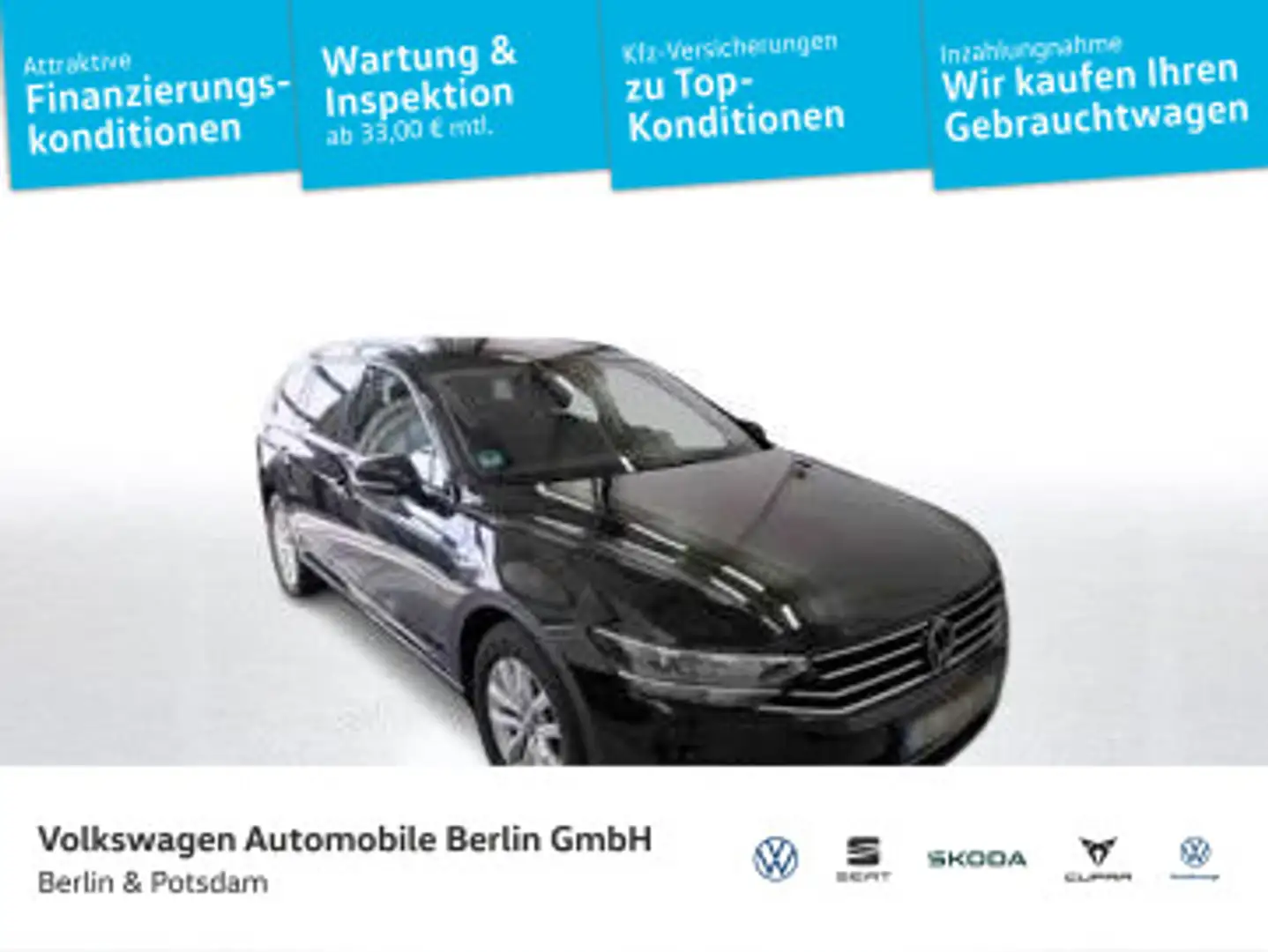Volkswagen Passat Variant 2.0 TDI Business Schwarz - 1