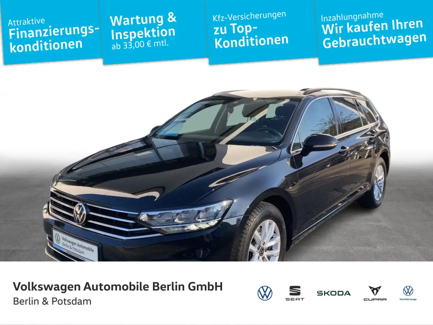 Volkswagen Passat Variant 2.0 TDI Business Schwarz - 1