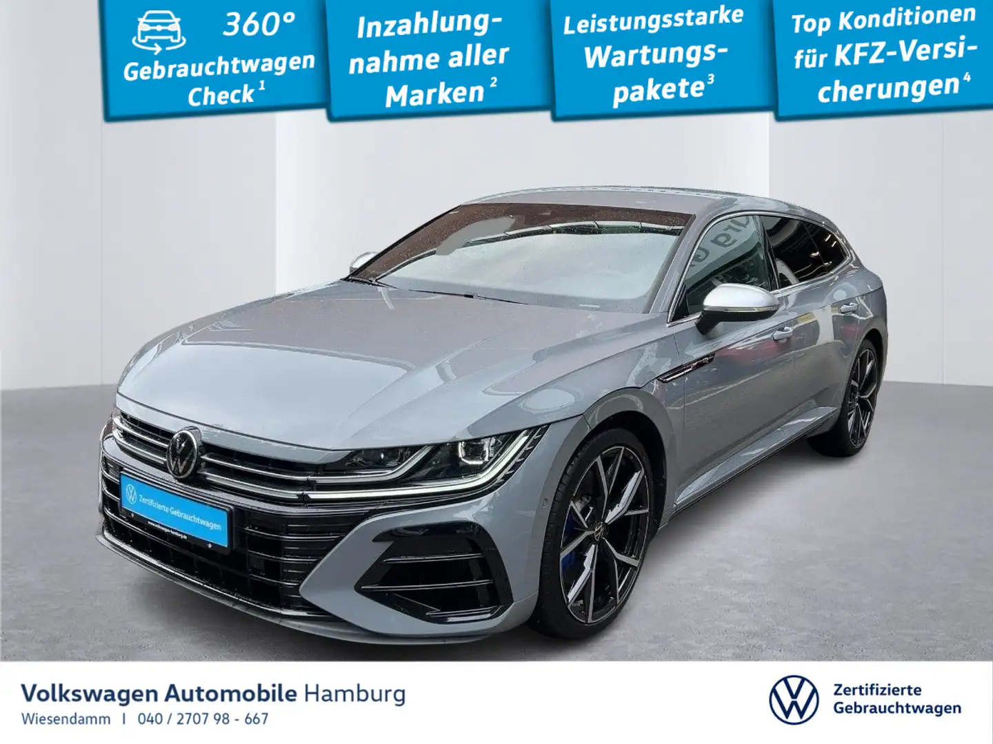Volkswagen Arteon 2.0 TSI R 4M DSG AHK Kamer Grau - 1