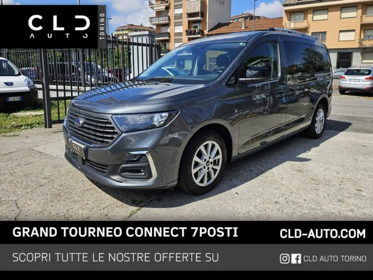 Ford Tourneo Connect Grand Tourneo Connect 2.0 7POSTI Сірий - 1