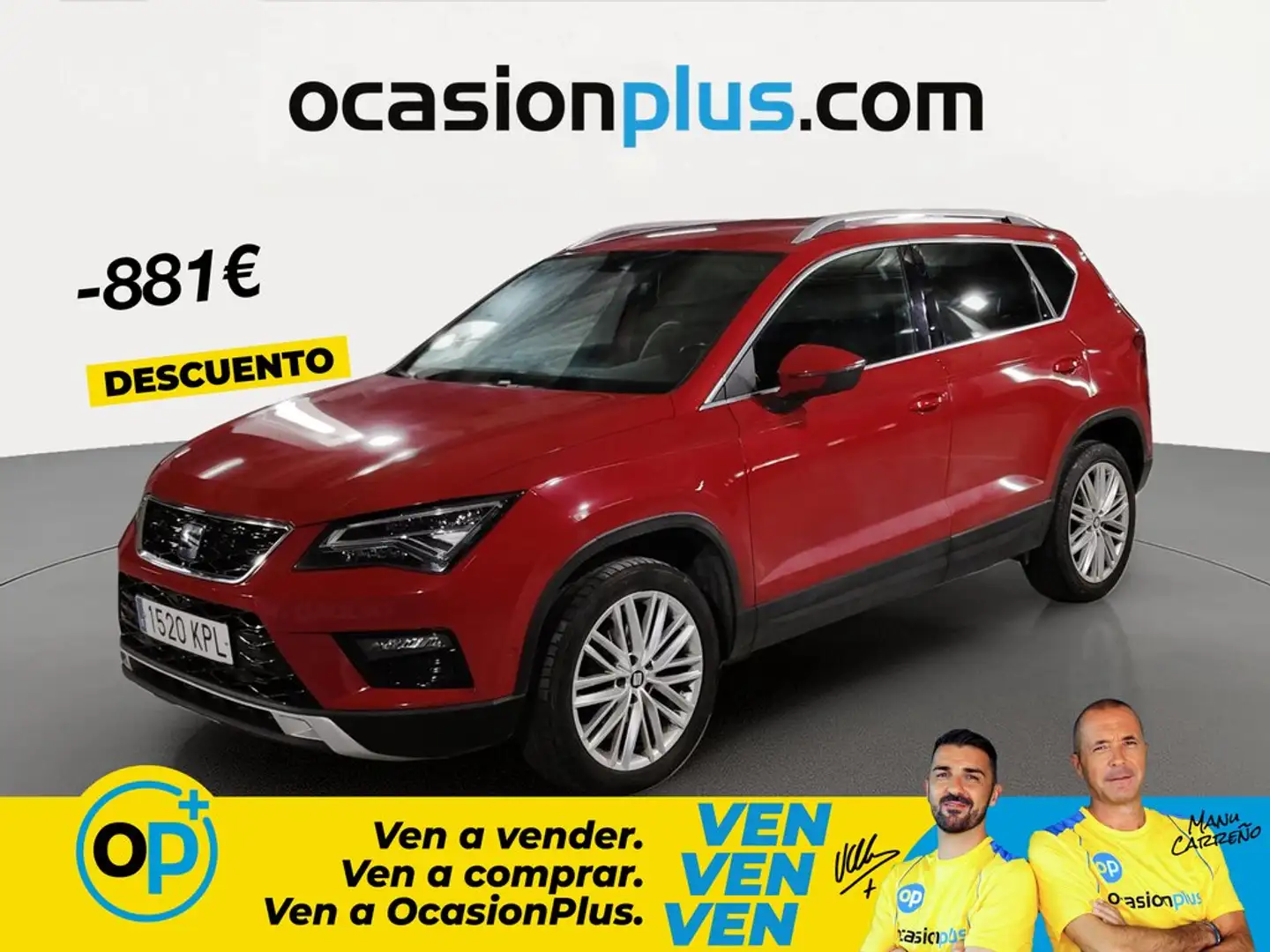 SEAT Ateca 1.6TDI CR S&S Ecomotive Xcellence Rojo - 1