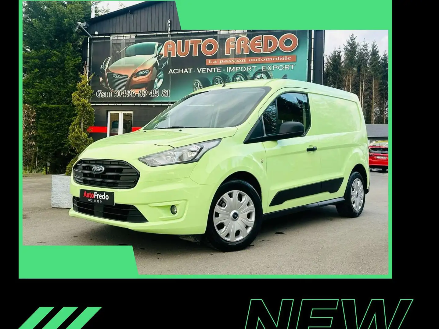 Ford Transit Connect */* Tva */* 3 Places * Clim * Garantie 1 an */* Groen - 1