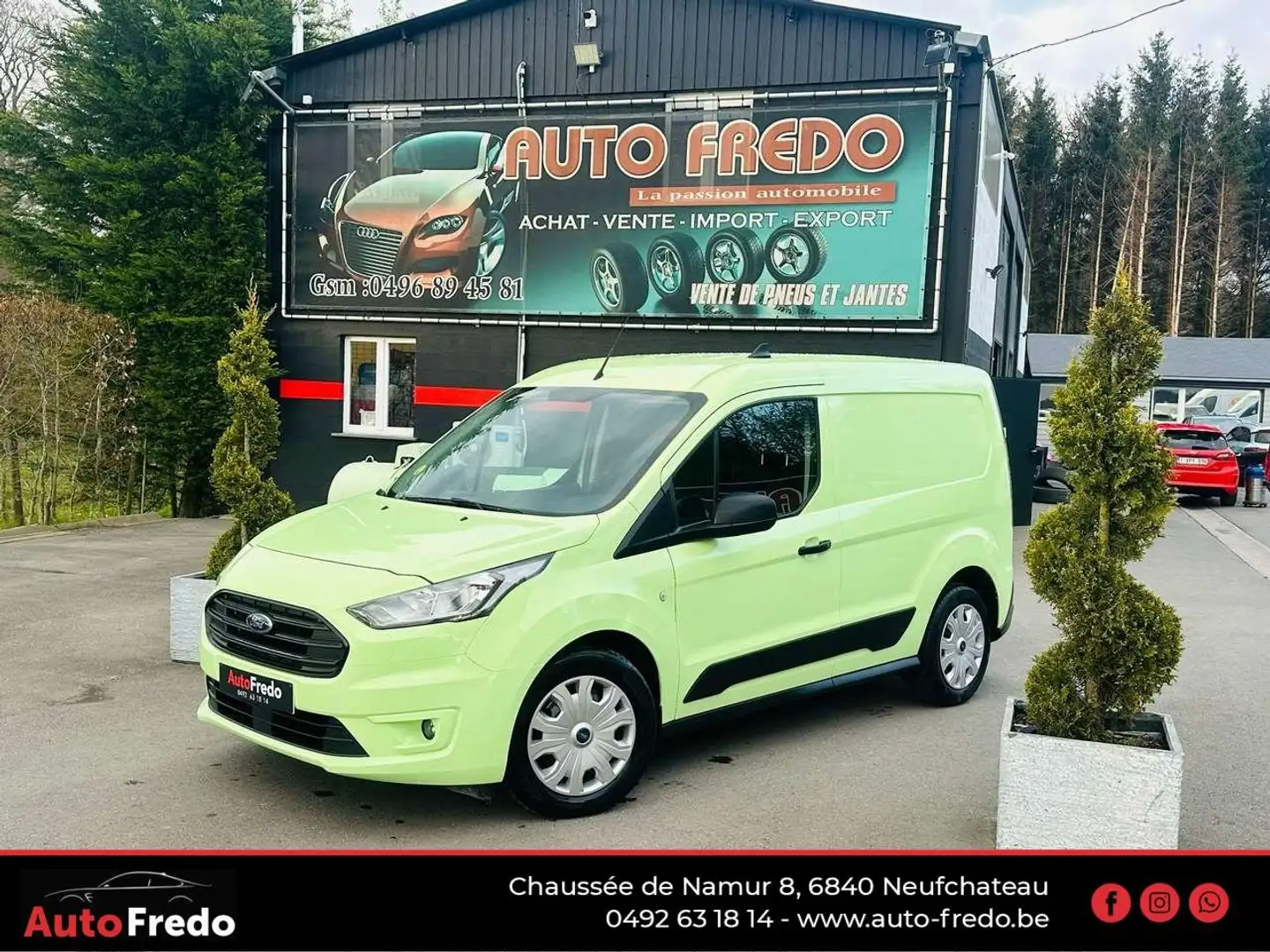 Ford Transit Connect */* Tva */* 3 Places * Clim * Garantie 1 an */* Groen - 2