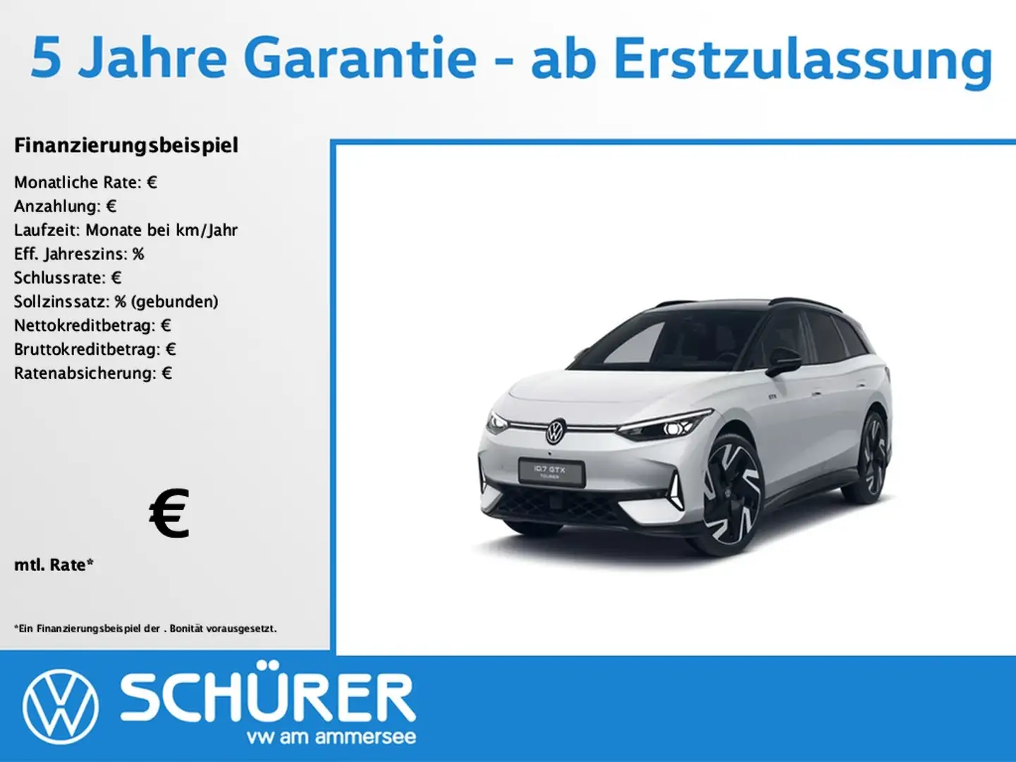 Volkswagen ID.7 Tourer GTX 4Motion DCC AHK Wärmepumpe HKardon Weiß - 1