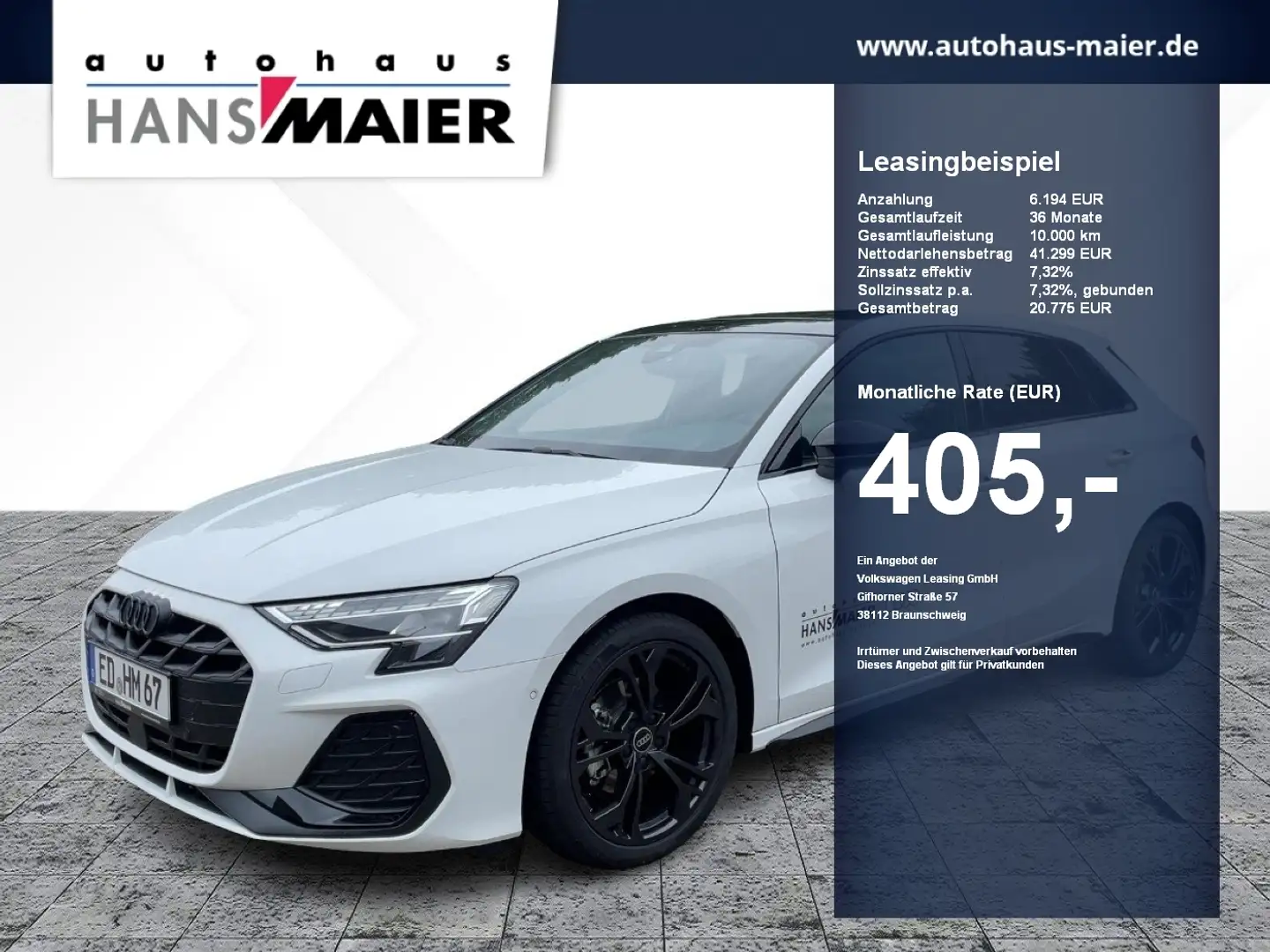 Audi A3 Sportback TFSI S line S tronic AHK Navi Grau - 1