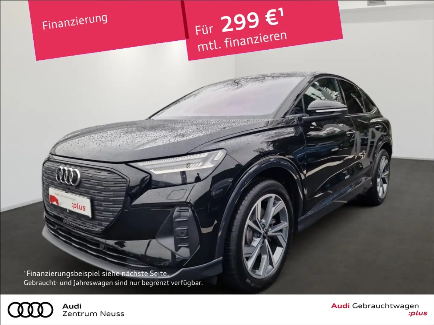 Audi Q4 e-tron Sportback AHK MATRIX-LED CARPLAY KAMERA Schwarz - 1