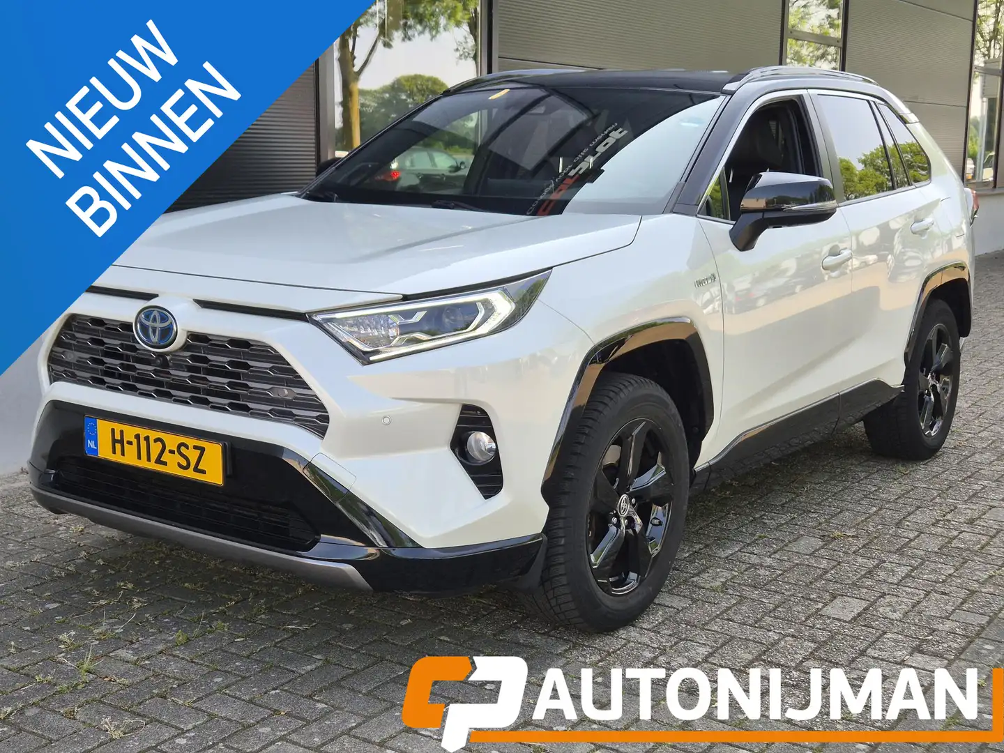 Toyota RAV 4 2.5 Hybrid AWD Bi-Tone Trekhaak/1e eig/NL autogee Wit - 1