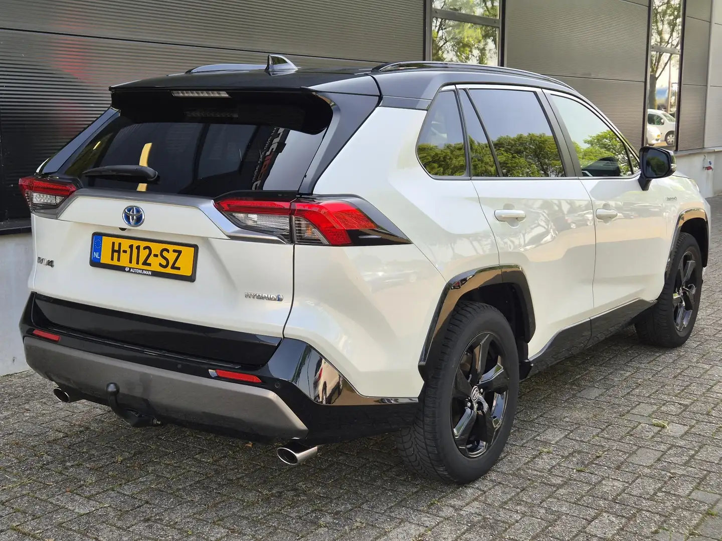 Toyota RAV 4 2.5 Hybrid AWD Bi-Tone Trekhaak/1e eig/NL autogee Wit - 2