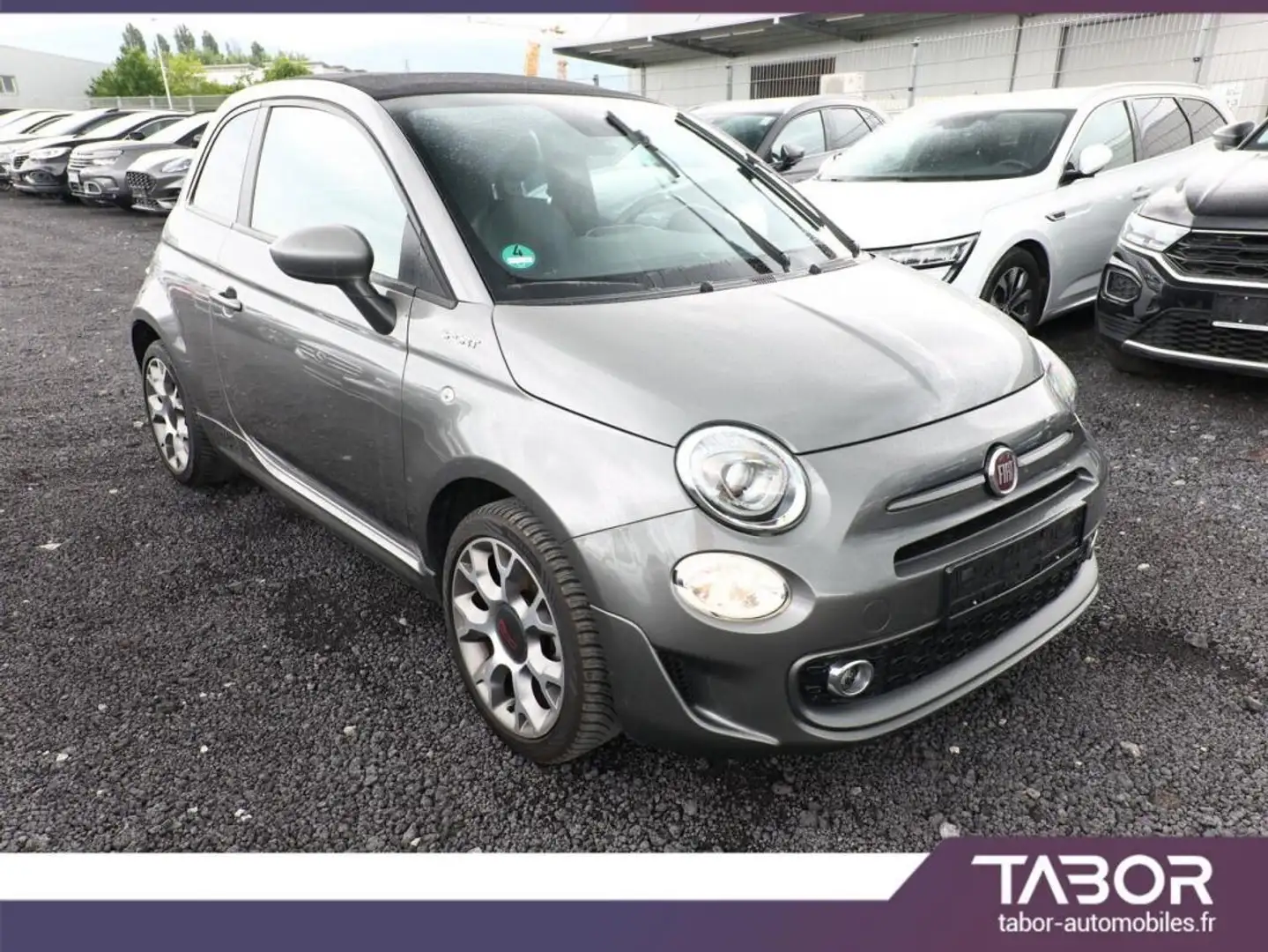 Fiat 500C 1.2 69 Sport GPS radars Gris - 2