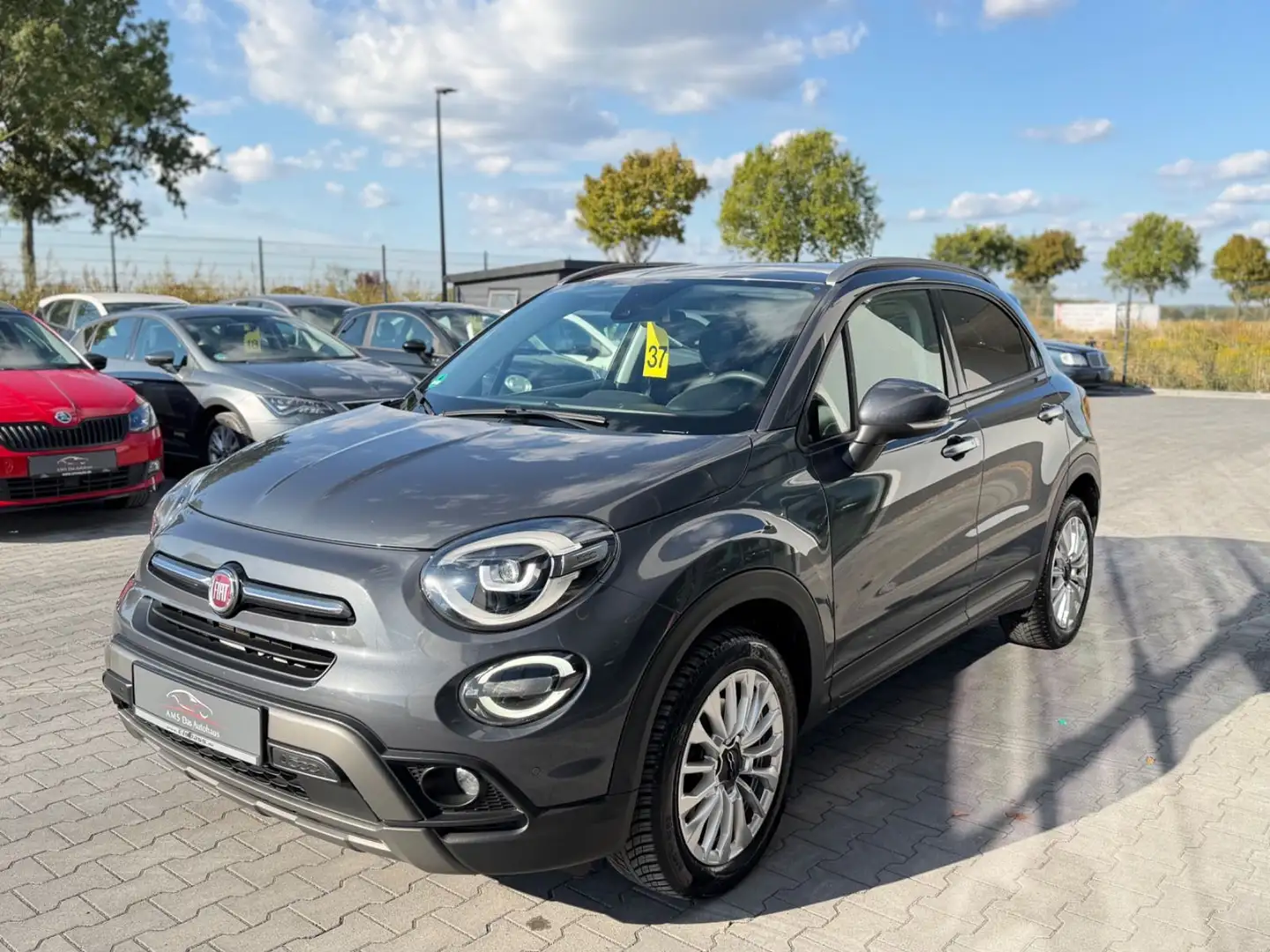 Fiat 500X Cross 1.3 Autom. Leder Navi LED Grau - 1