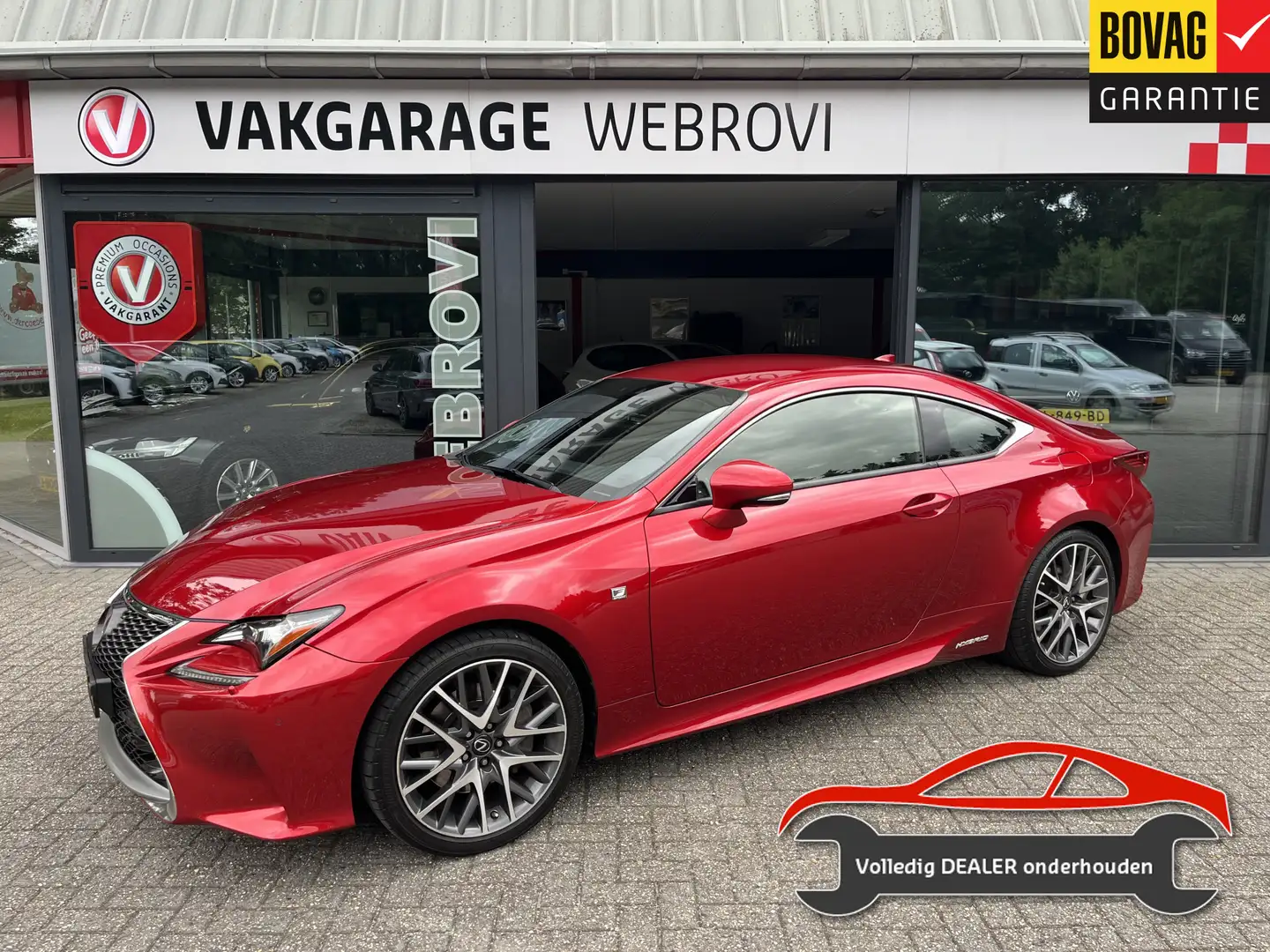 Lexus RC 300h F SPORT Line Dealer Onderhouden Červená - 1
