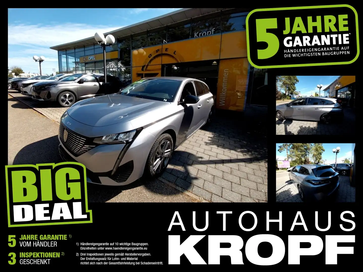 Peugeot 308 1.2 PureTech 130 SW Allure ACC FLA 360 LM Gris - 1