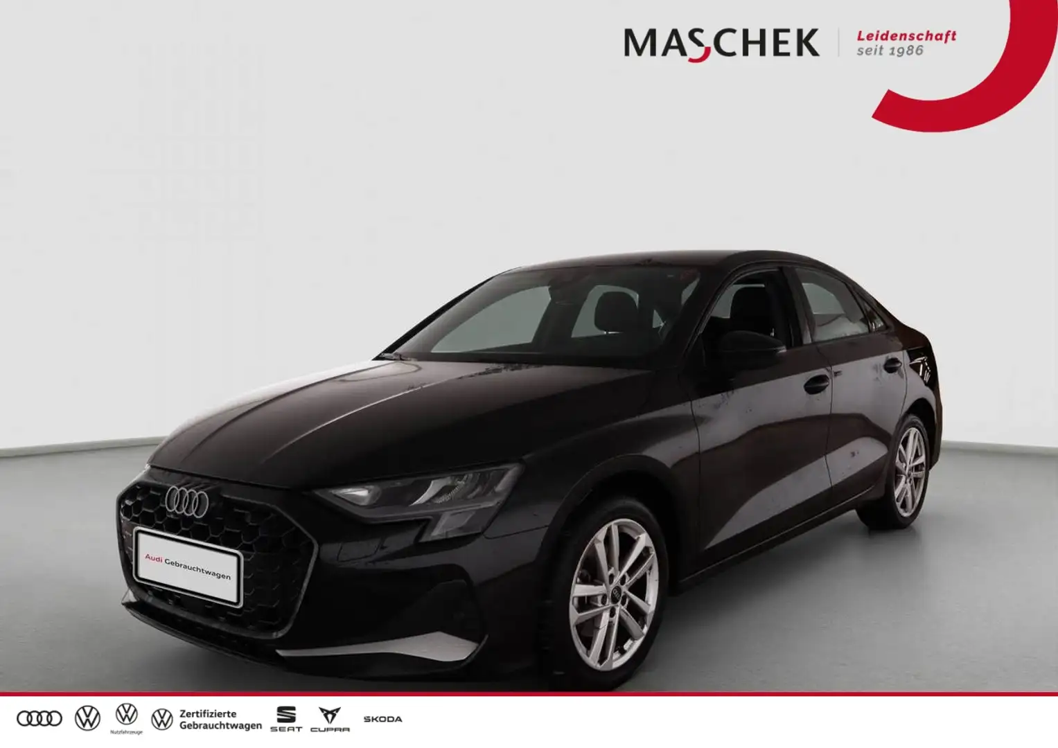 Audi A3 Limousine advanced 35 TFSI S tronic AHK ACC R-Cam Schwarz - 1