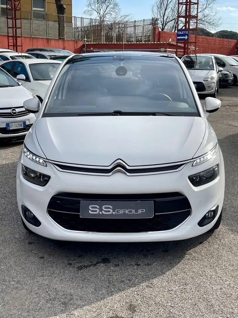 Citroen C4 Picasso 1.6 e-hdi Exclusive 115cv/strafull/unipro/rate/gar Weiß - 2