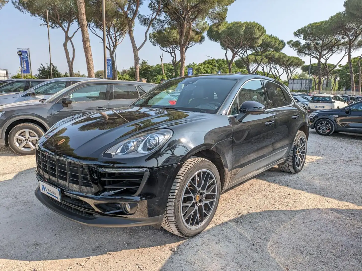 Porsche Macan MACAN S 3.0d 250cv TETTO APRIBILE LANE ASSIST NAVI Nero - 2