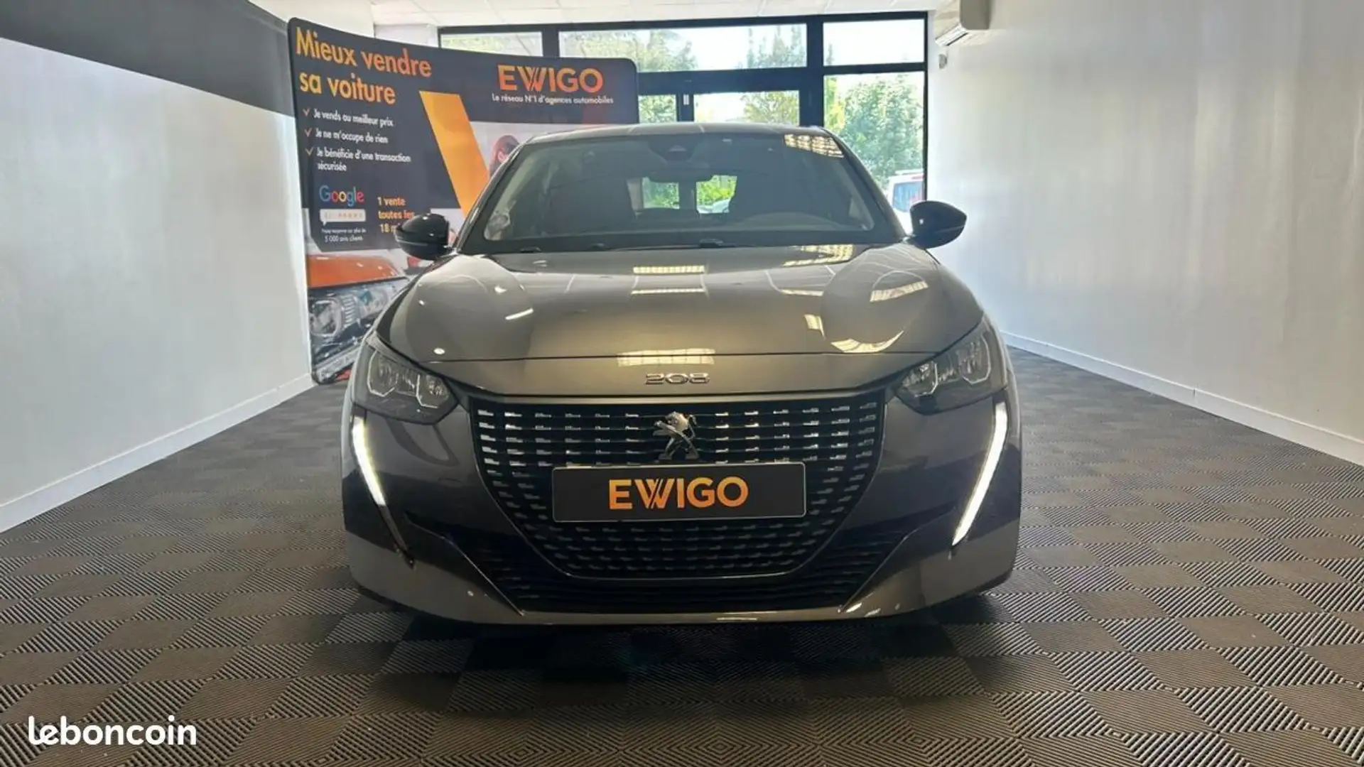 Peugeot 208 GENERATION-II 1.2 PURETECH ALLURE PACK EAT BVA STA Gris - 2