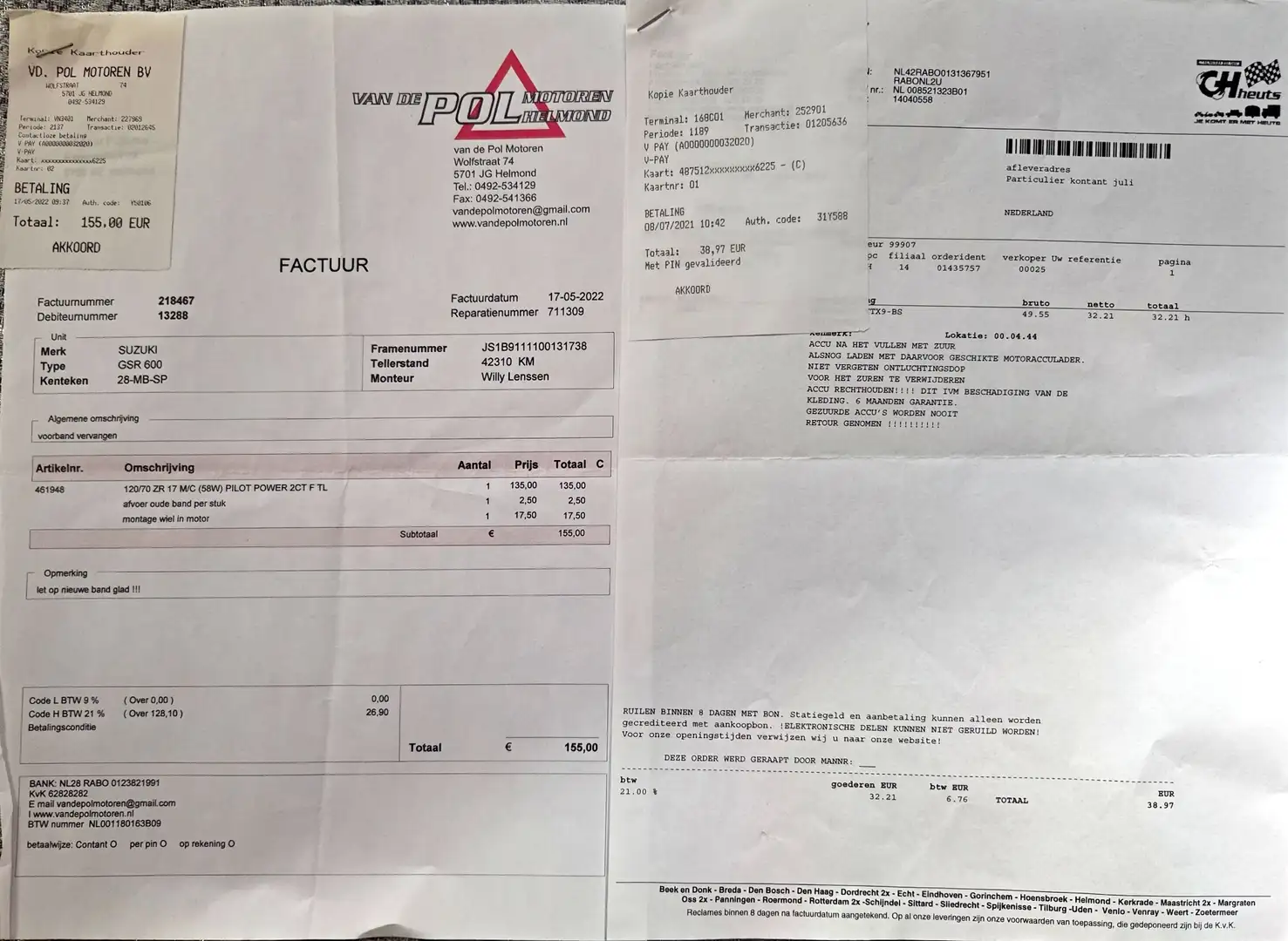 Suzuki GSR 600 Wit - 2