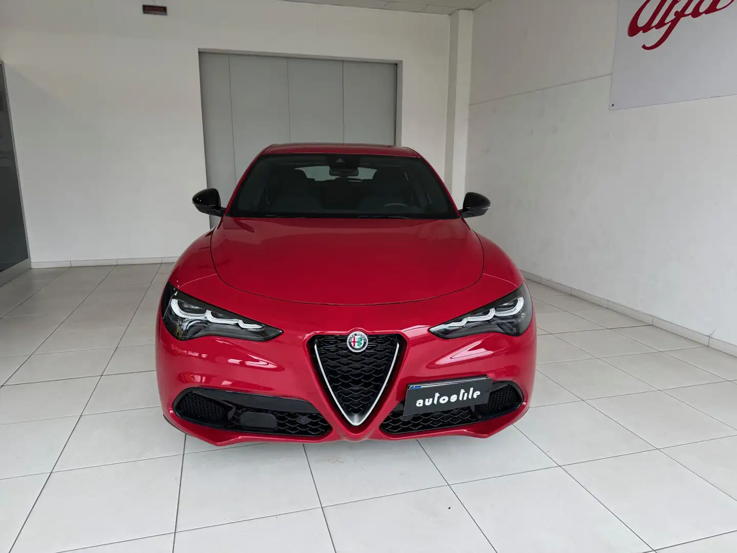 Alfa Romeo Stelvio 2.2 Turbodiesel 160 CV AT8 RWD Super KM0 Rosso - 2