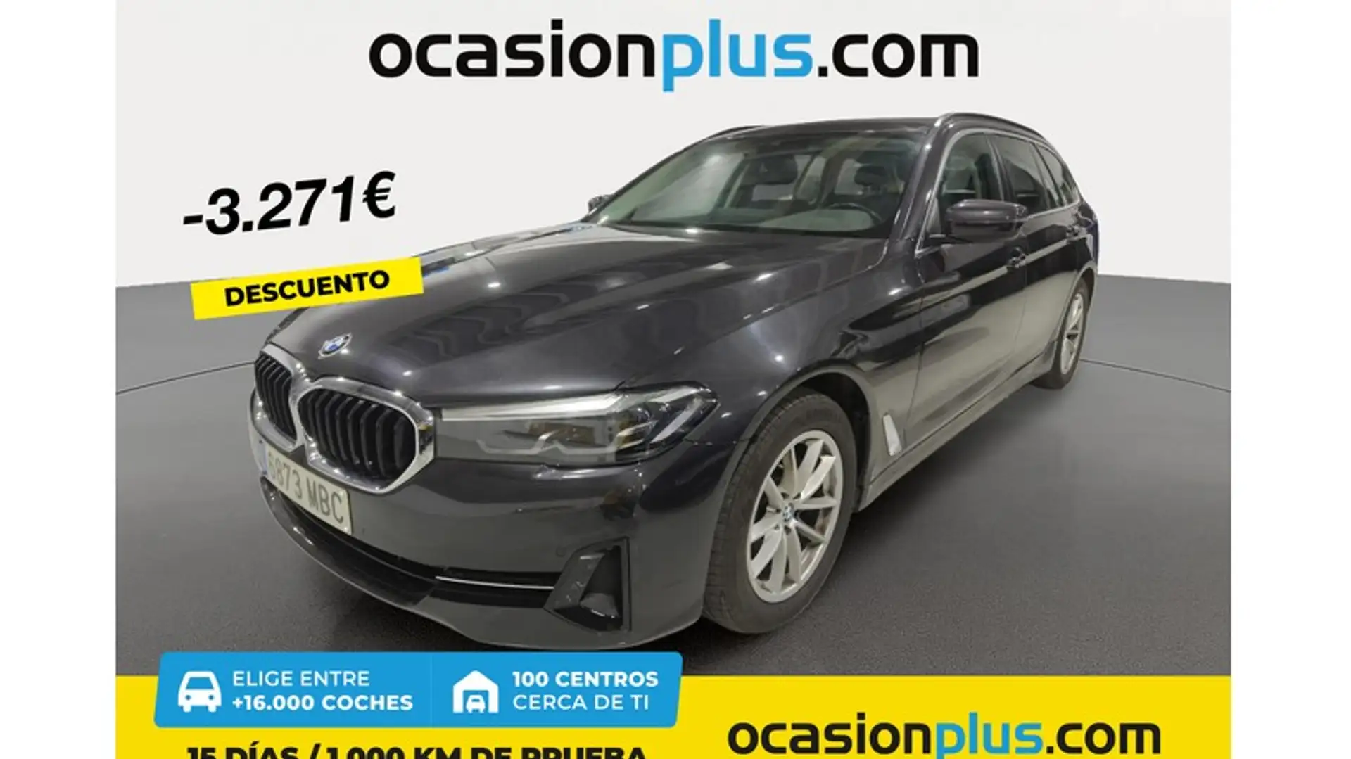 BMW 520 520dA Touring xDrive Luxury Line Gris - 1