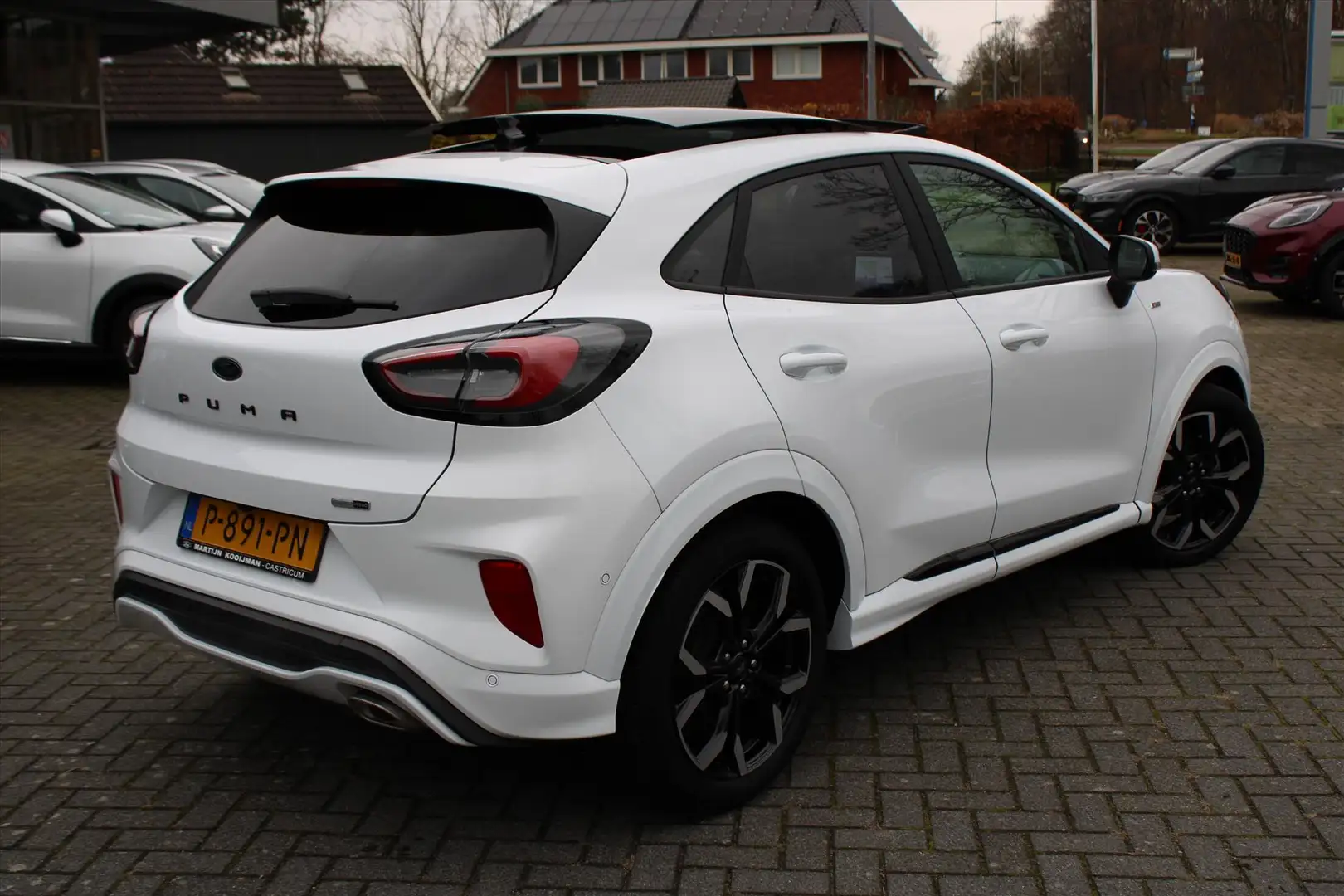 Ford Puma 1.0i Ecoboost Hybrid 125pk ST-Line X, Panoramadak, Wit - 2