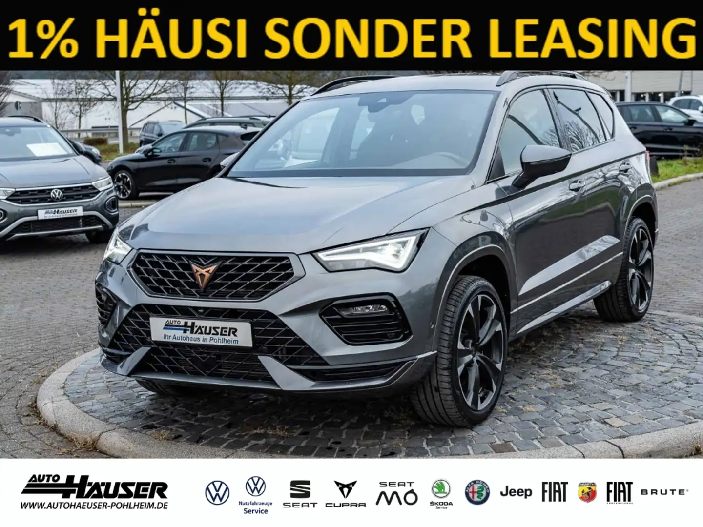 CUPRA Ateca 2.0 TSI DSG 4Drive NAVI LED AHK ALLRAD TRAVEL ACC Grau - 1