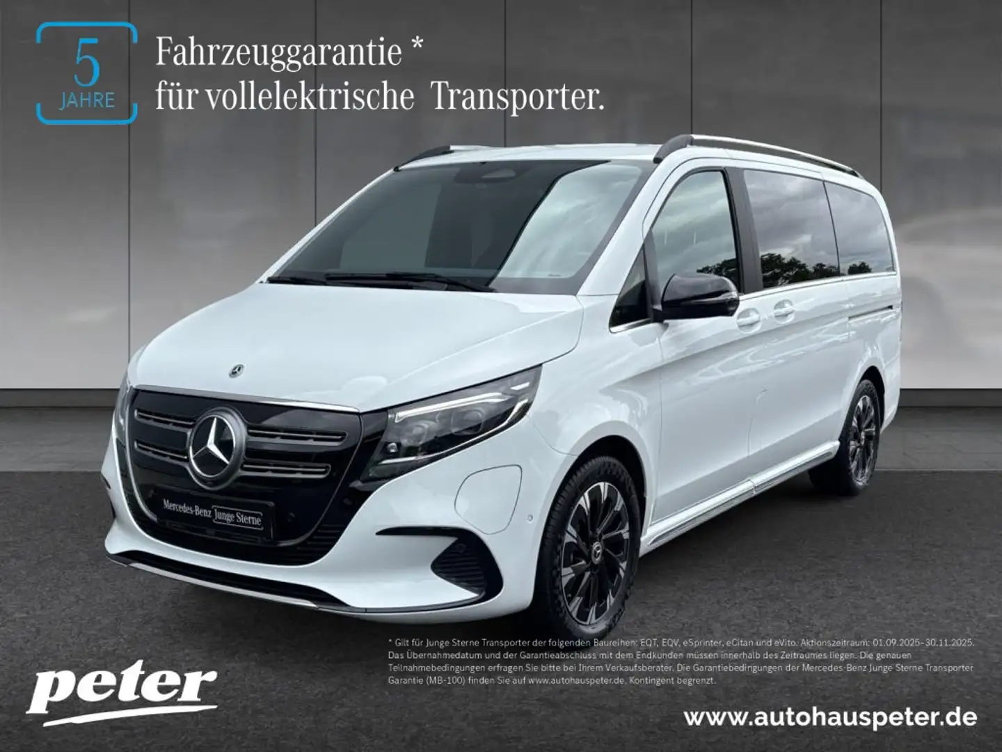 Mercedes-Benz EQV 300 AVANTGARDE Lang Multibeam/AIRMATIC Blanc - 1