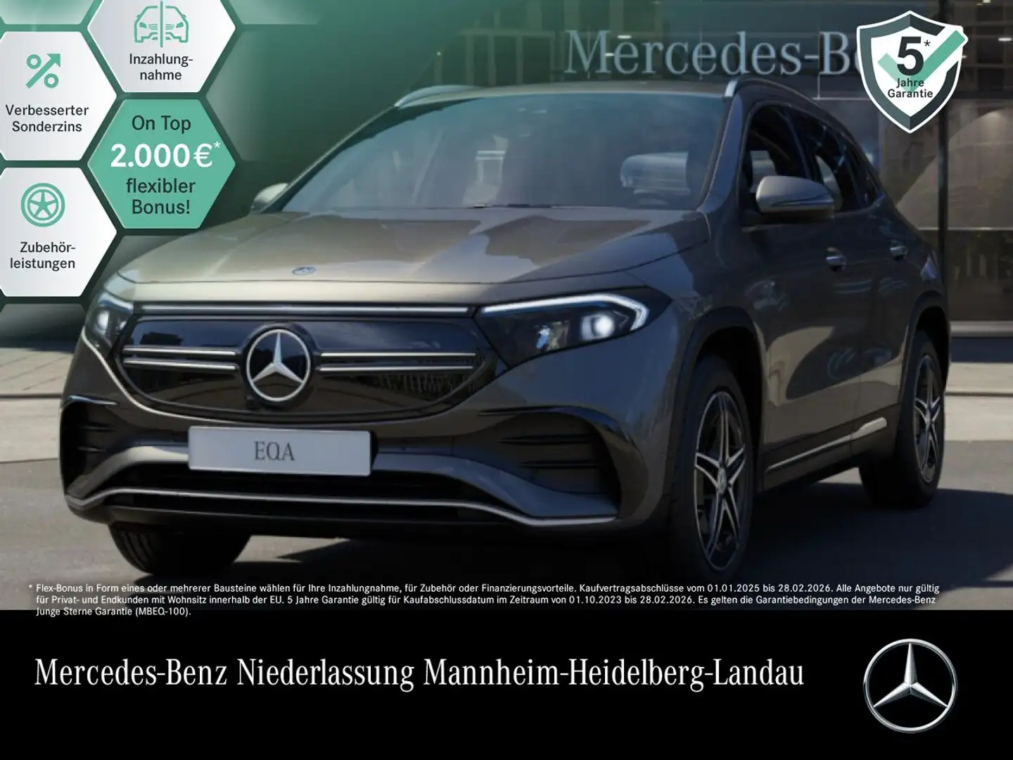 Mercedes-Benz EQA 250 AMG+PLUS-PAKET+KAMERA+KEYLESS+SPUR Gris - 1