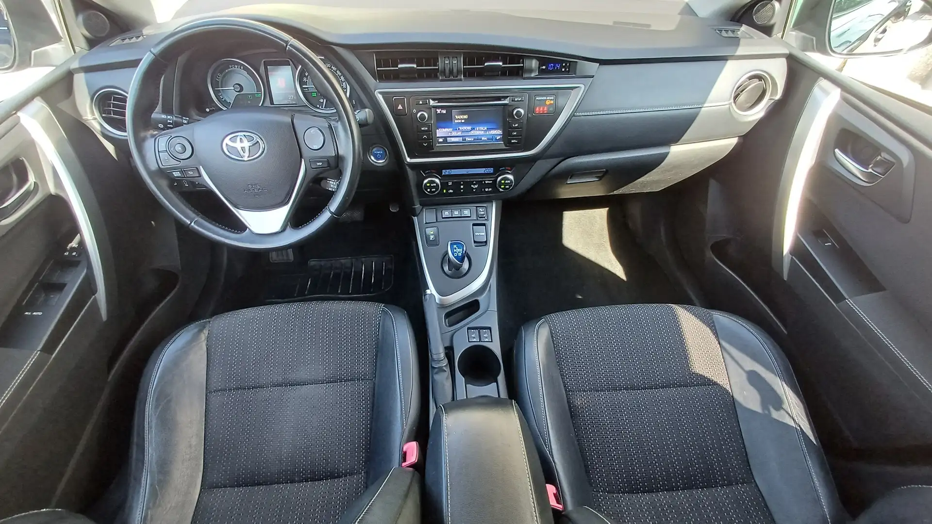 Toyota Auris II 5p 1.8h Lounge tagliandi Toyota Nero - 2