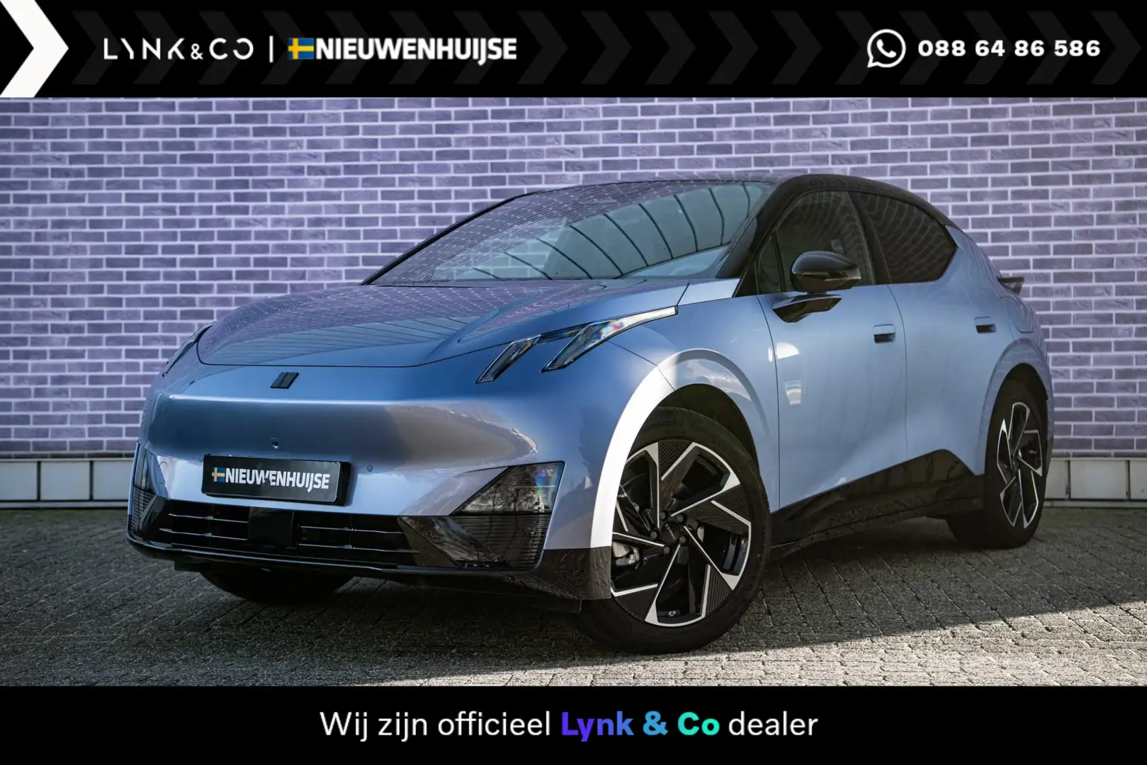 Lynk & Co 02 More 66 kWh | UIT VOORRAAD LEVERBAAR  | COSMIC BLU Albastru - 1
