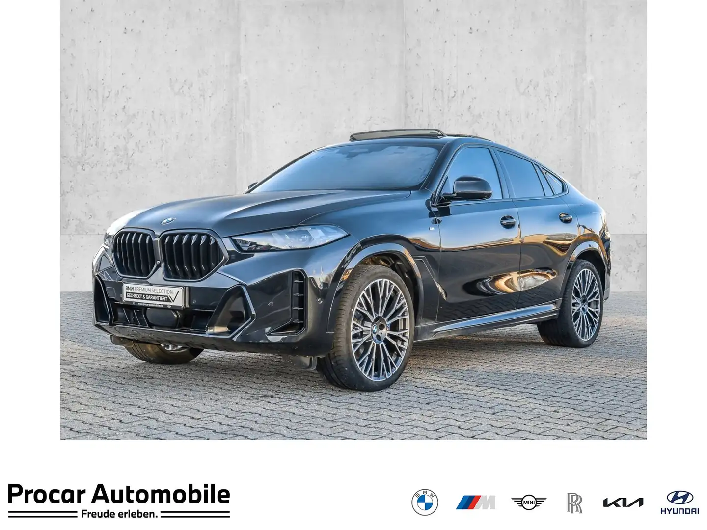 BMW X6 xDrive40d M Sport HUD PANO ACC AHK RFK NAVI Schwarz - 1
