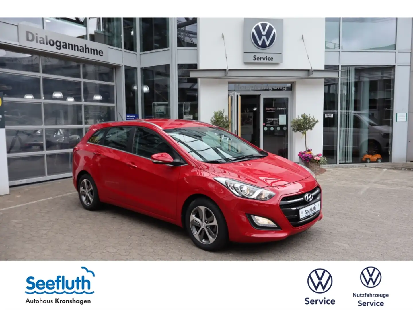 Hyundai i30 1.6 GDI AHK GJ Klima blue Trend Rot - 1