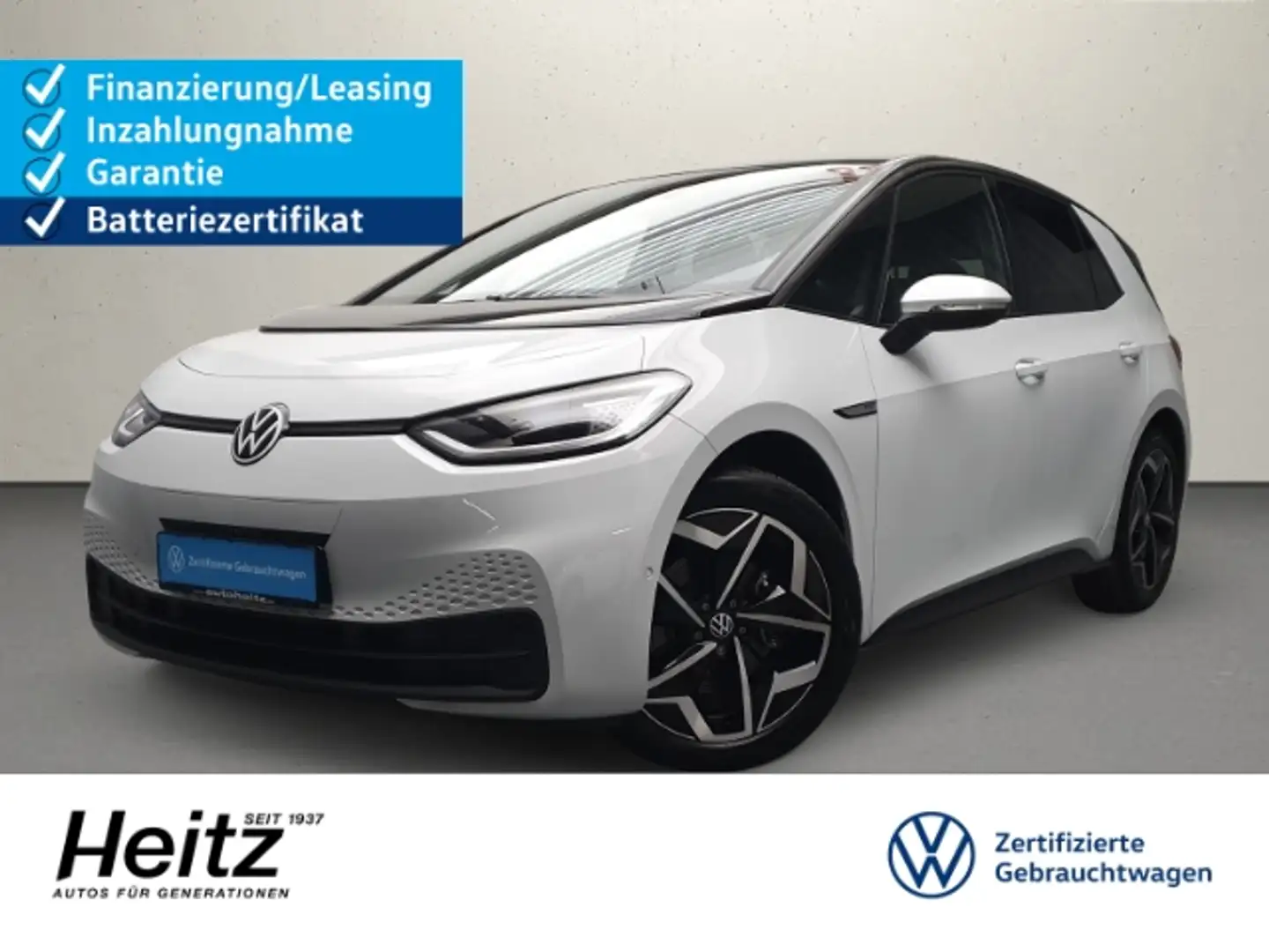 Volkswagen ID.3 150 kW Pro Perform. Navi Wärmepumpe ACC CCS Blanco - 1