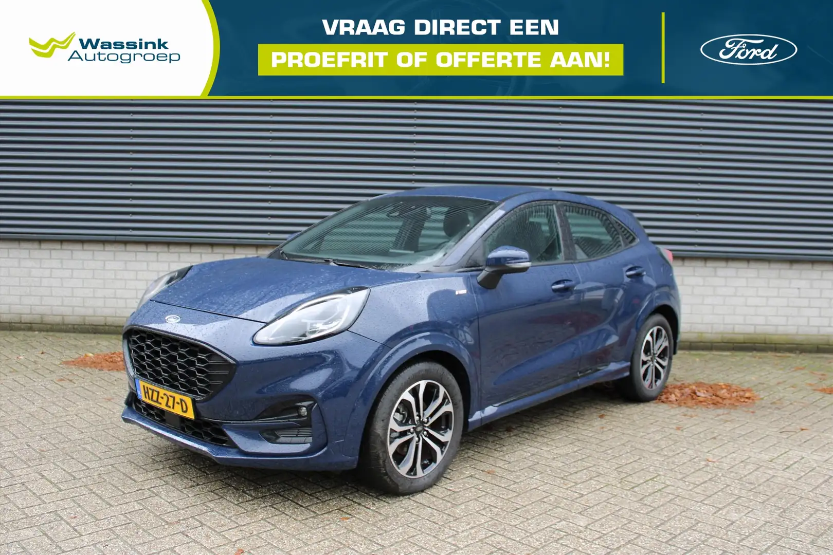 Ford Puma ST-Line Hybrid 125pk I Automaat I Navigatie I Park Blauw - 1