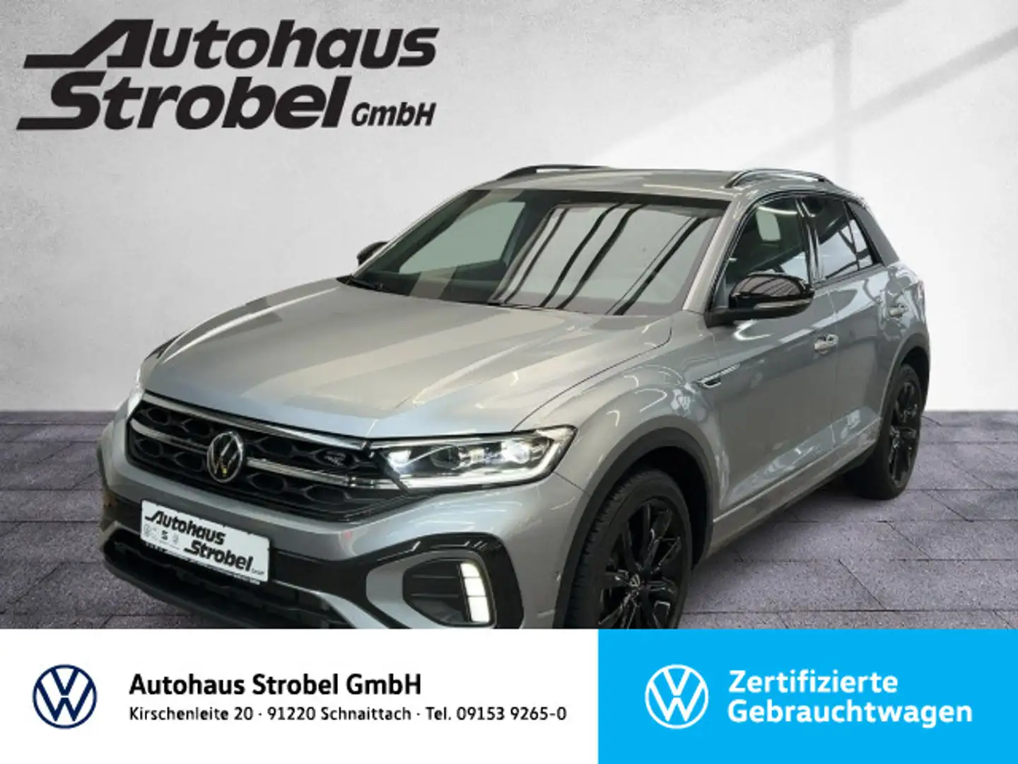 Volkswagen T-Roc 1.5 TSI DSG "BLACK STYLE" ab 3,99% R-Line Silber - 1