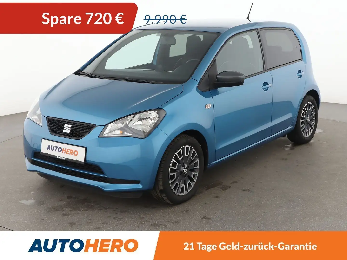 SEAT Mii 1.0 Chic*SHZ*KLIMA*GARANTIE* Bleu - 1