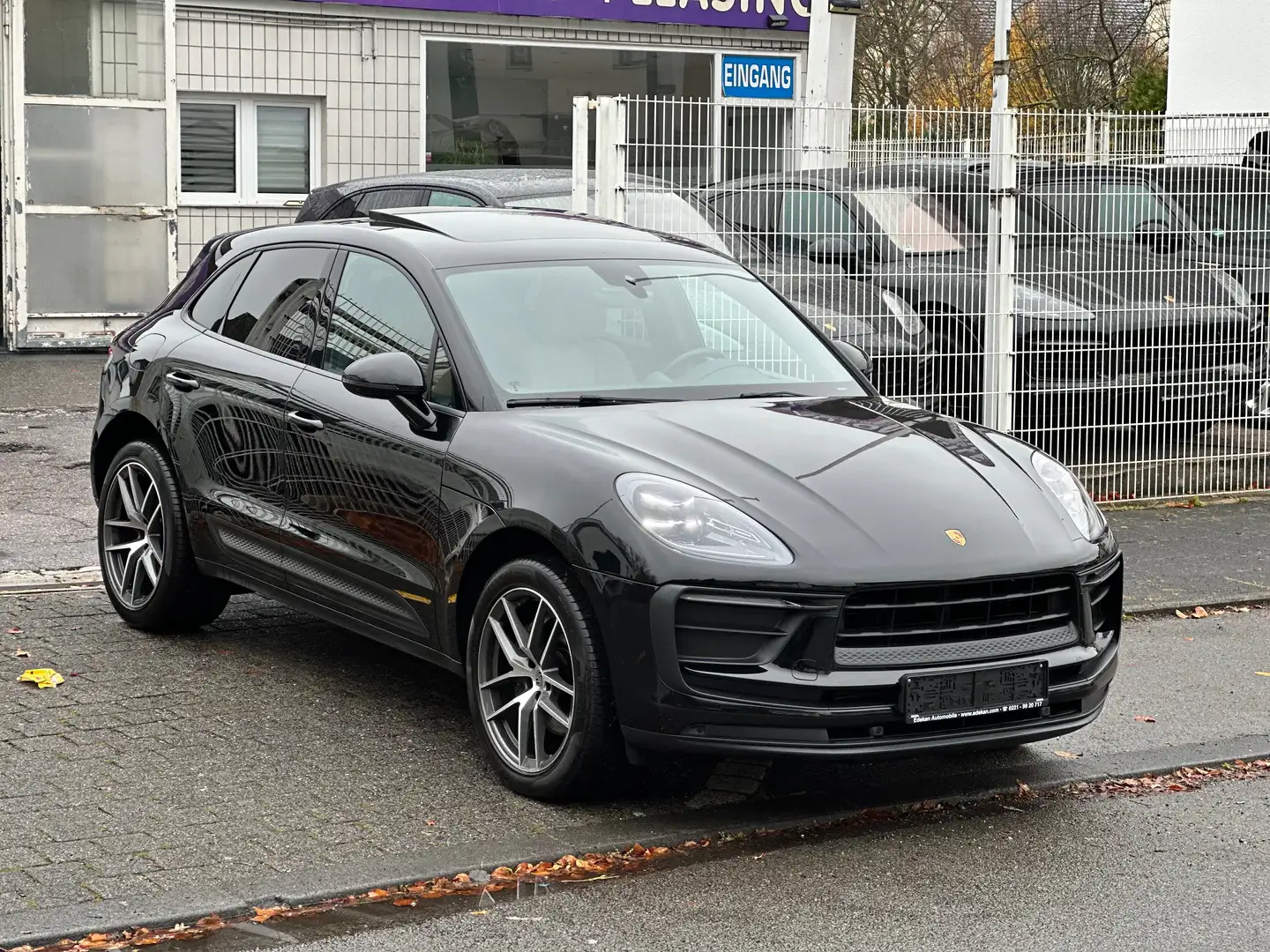 Porsche Macan Basis PANORAMA/20-ZOLL/LEDER/SPORT-ENDROHRE/SITZHE Noir - 2