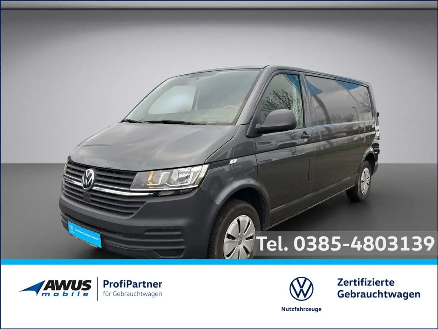 Volkswagen T6 Transporter T6.1 Transporter Kasten LR 2.0TDI 110kW SG6 Gris - 1