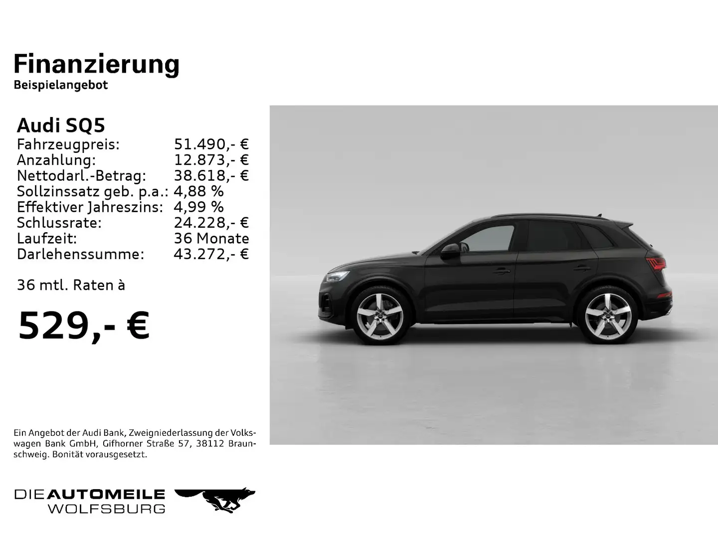 Audi SQ5 TDI DSG basis Siitzhzg/EInparkhilfe v+h Чёрный - 2