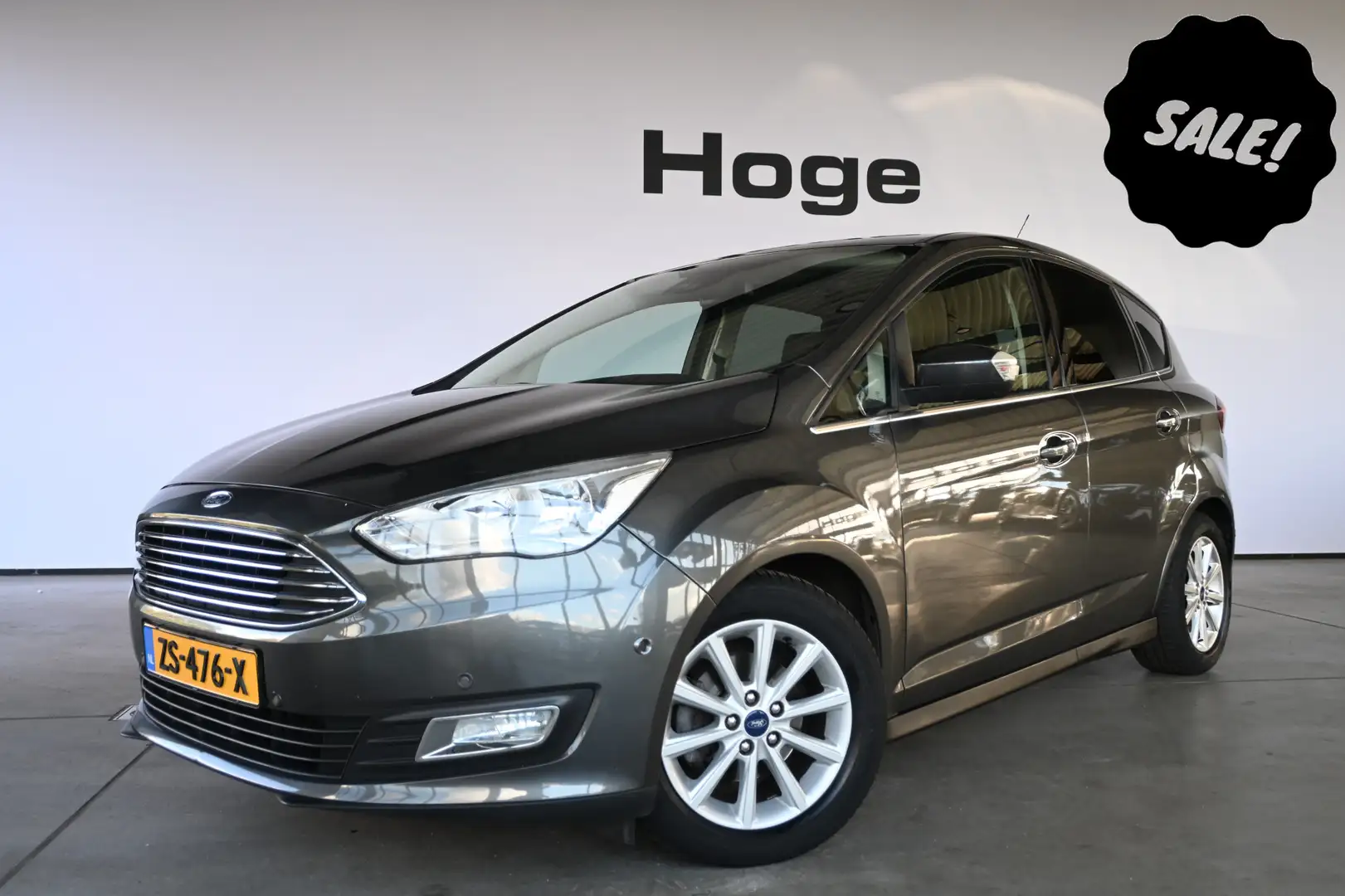 Ford C-Max 1.0 Clima Cruise Control LED Navigatie PDC Rijklaa Grijs - 1