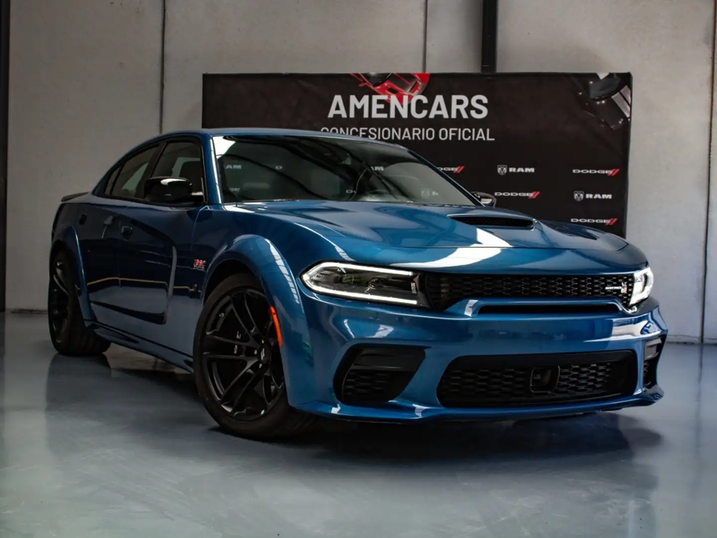 Dodge Charger R/T Scat Pack Widebody 6.4 V8 SRT HEMI Синій - 1