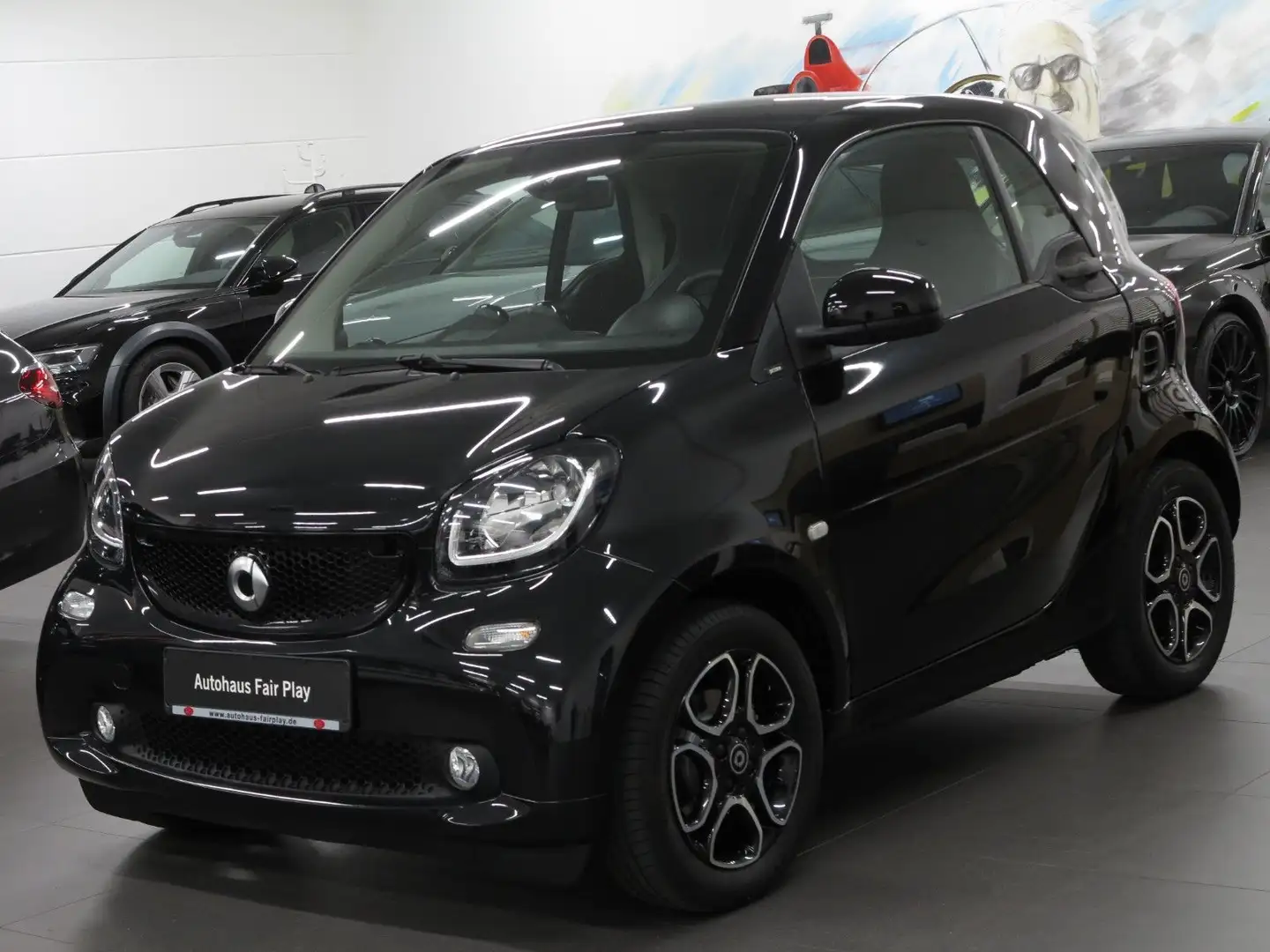 smart forTwo Coupé Prime Aut./LEDER/NAVI/SHZ/U-FREI! Schwarz - 1