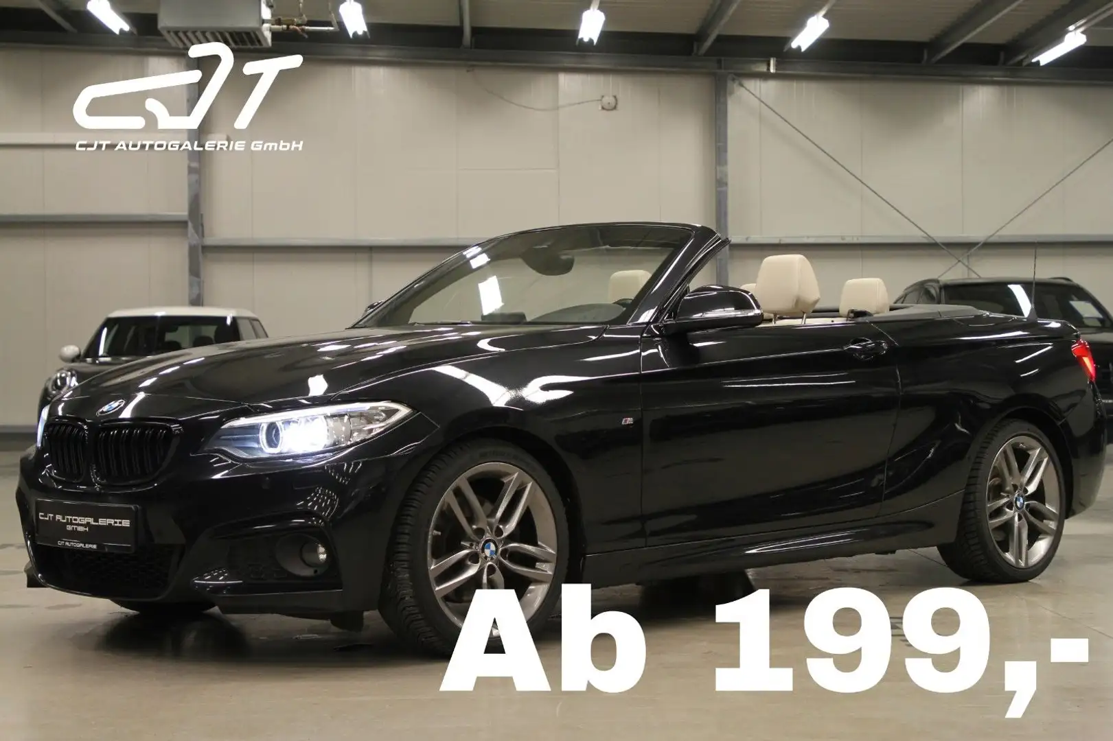 BMW 220 i MSPORT*CABRIO*H&K SOUND*PDC*SHZ*LEDER* Noir - 1