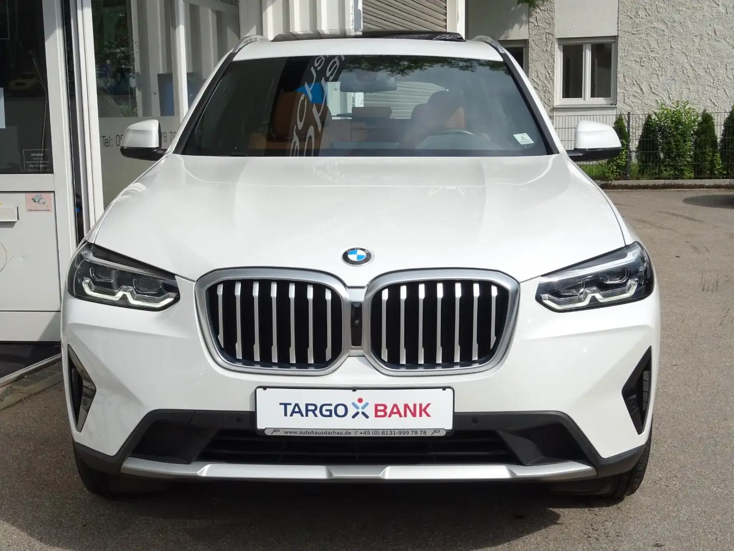 BMW X3 xDrive20d Aut Navi Leder LED Pano Keyl. 360° Blanc - 2