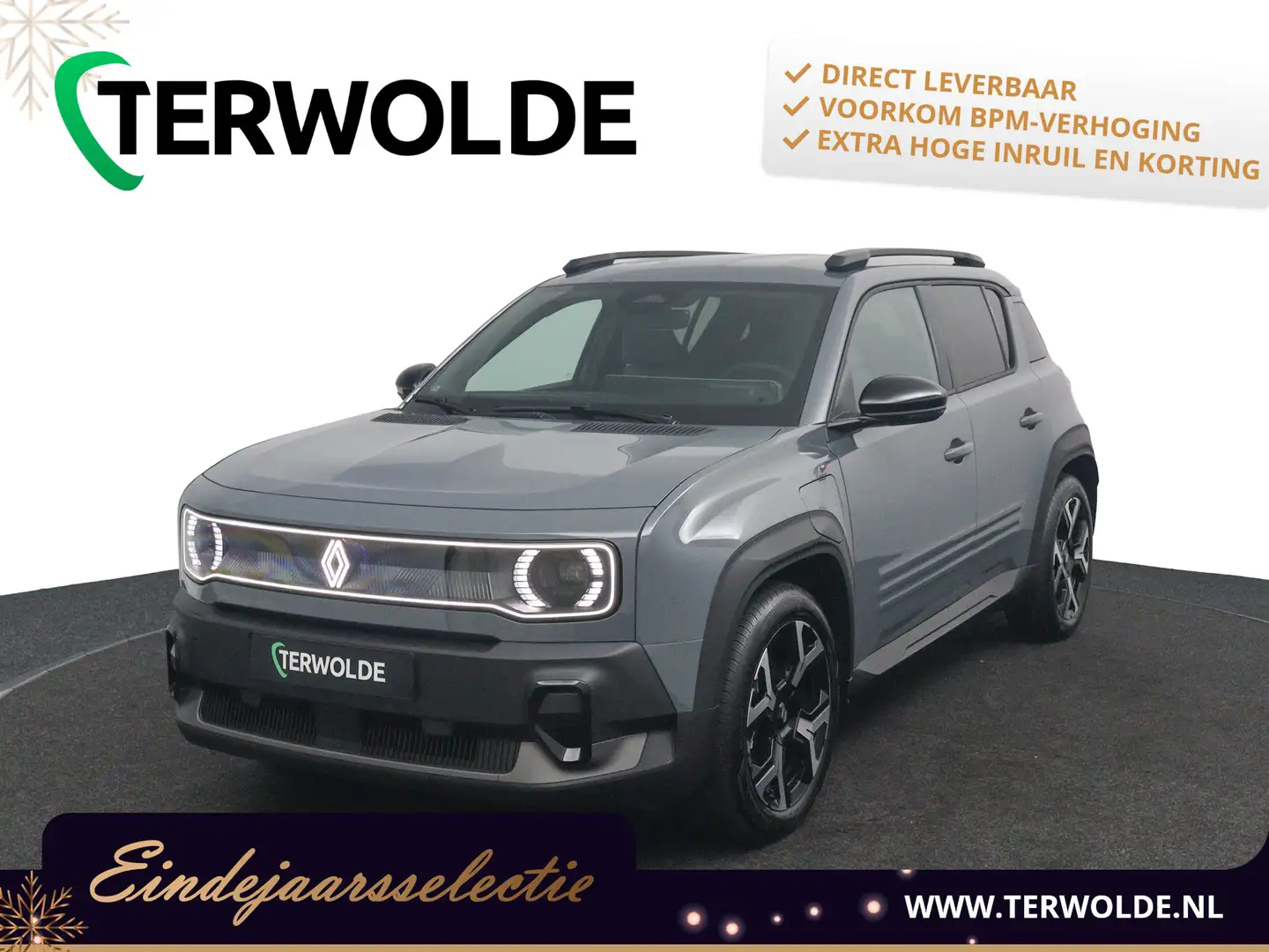 Renault R 4 Techno | Achteruitrijcamera | Elektronisch geregel Grijs - 1