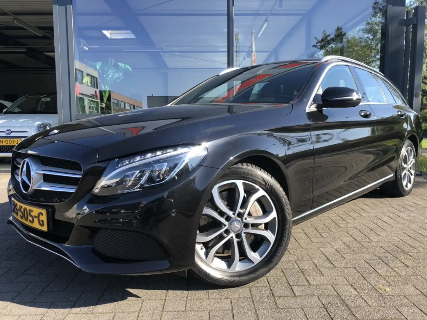 Mercedes-Benz C 350 Estate e Leer Navigatie groot Burmester Zwart - 1