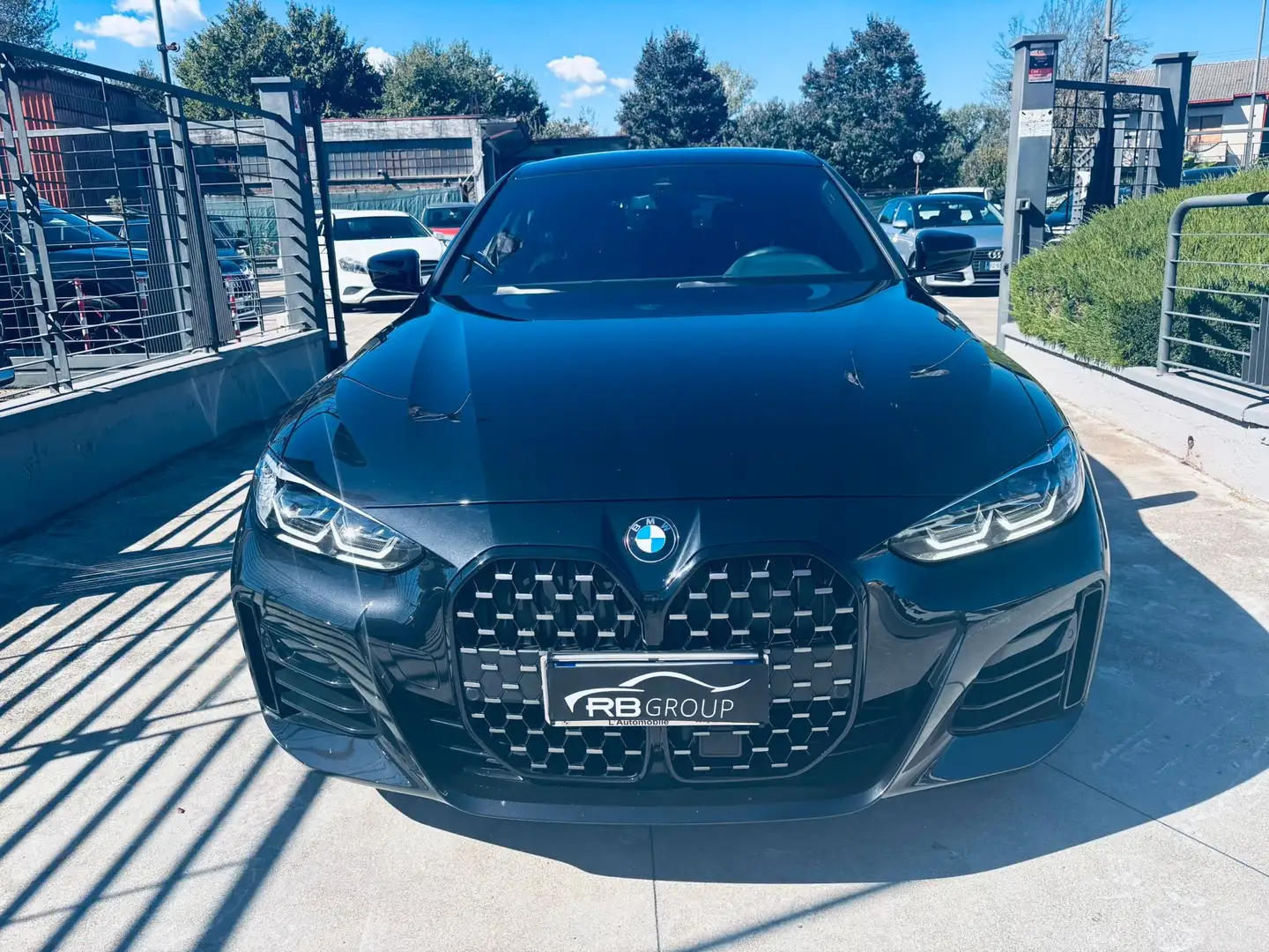 BMW 420 Serie 4 2022 420d Gran Coupe mhev 48V Msport auto Nero - 2