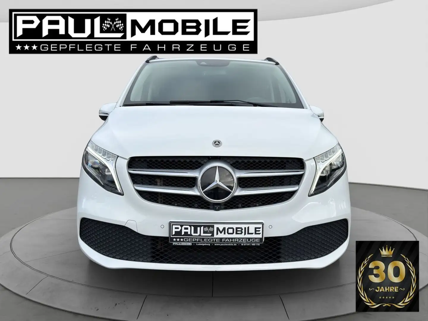 Mercedes-Benz V 250 d lang 7 Sitzer Standheizung Leder LED AHK Blanc - 2