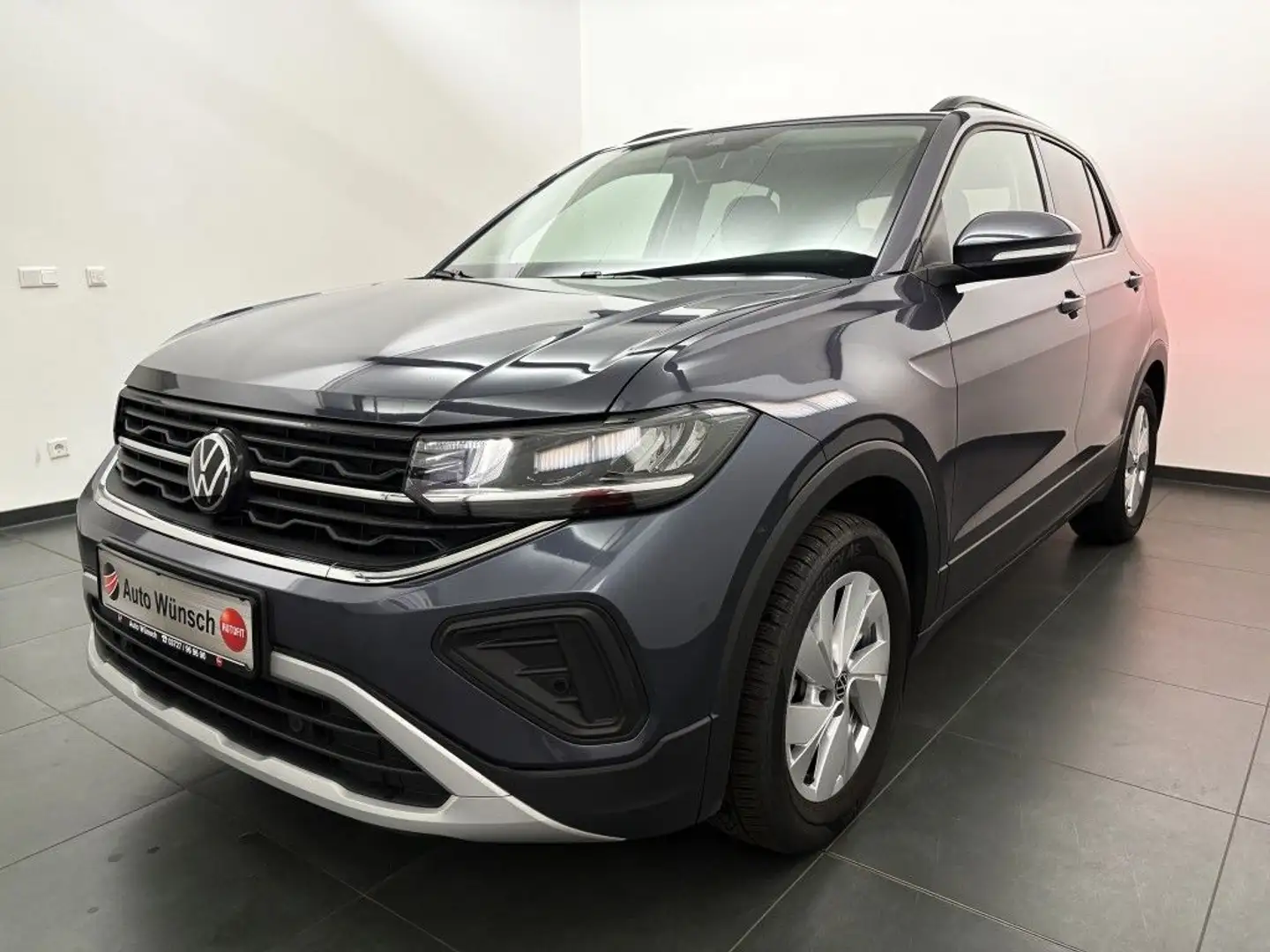 Volkswagen T-Cross 1.0 TSI OPF DSG Life ACC#Sitzhzg.#AHK Grijs - 1